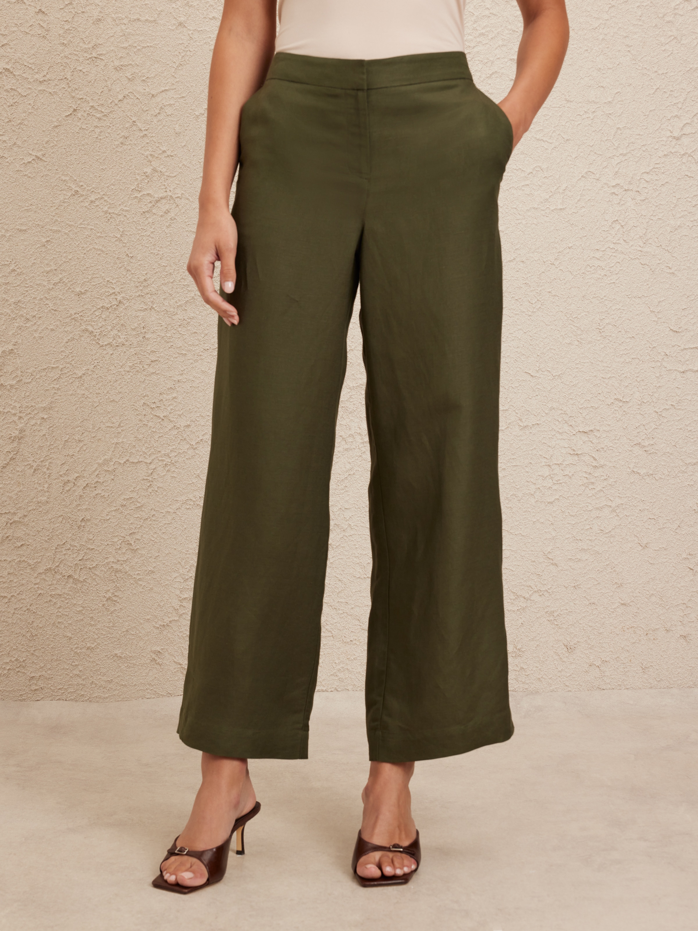 Piper Linen Viscose Fl Pant