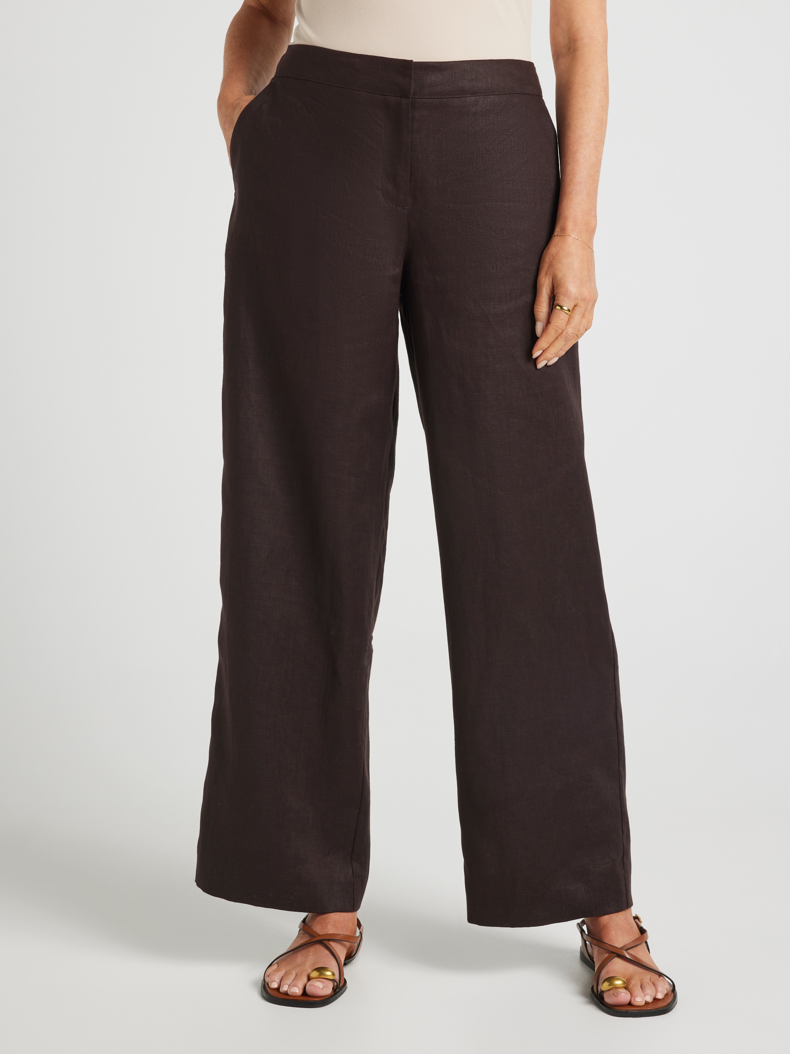 Rue Full Length Relaxed Linen Pant