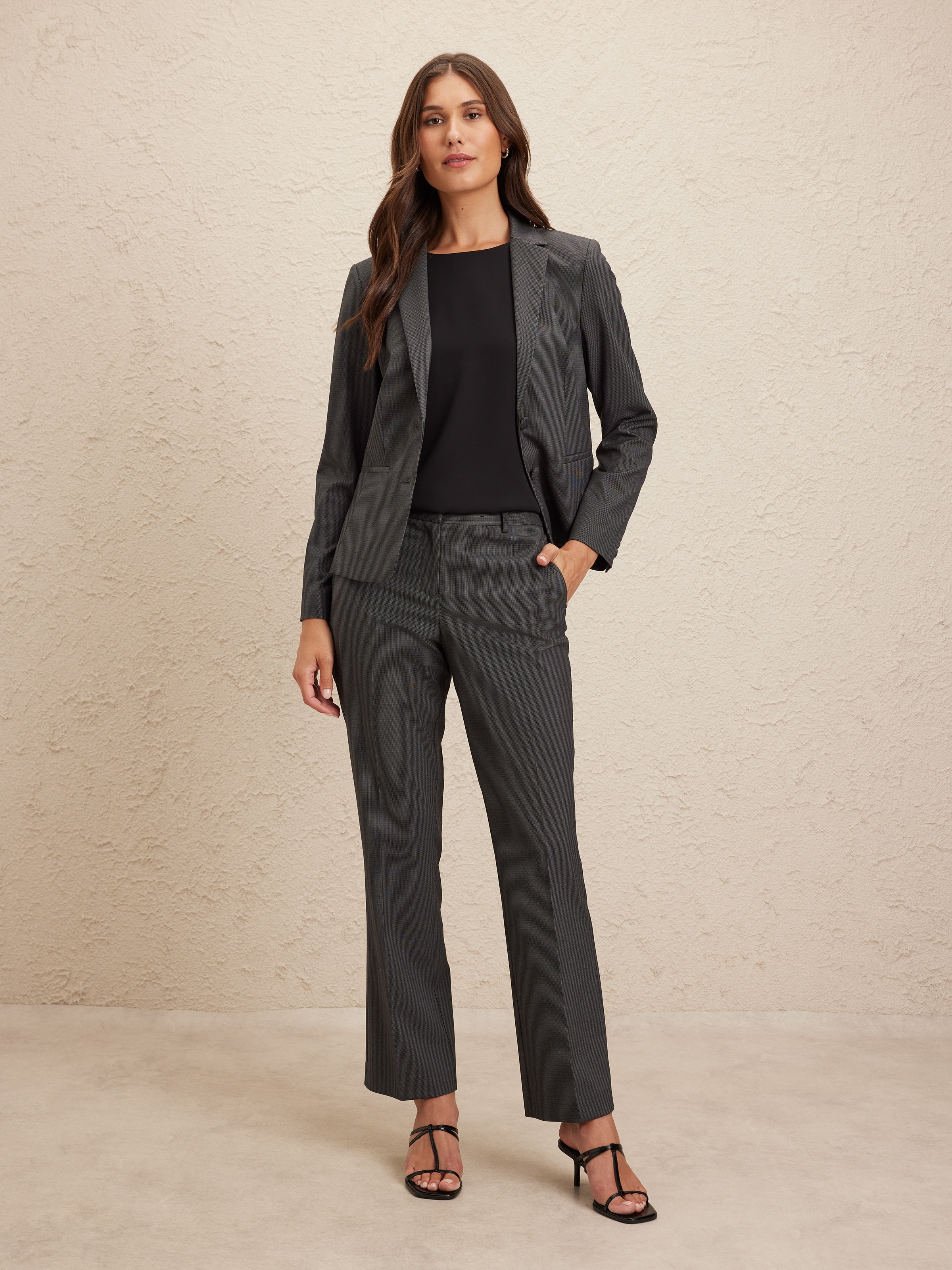 Jasmine Straight Suit Pant