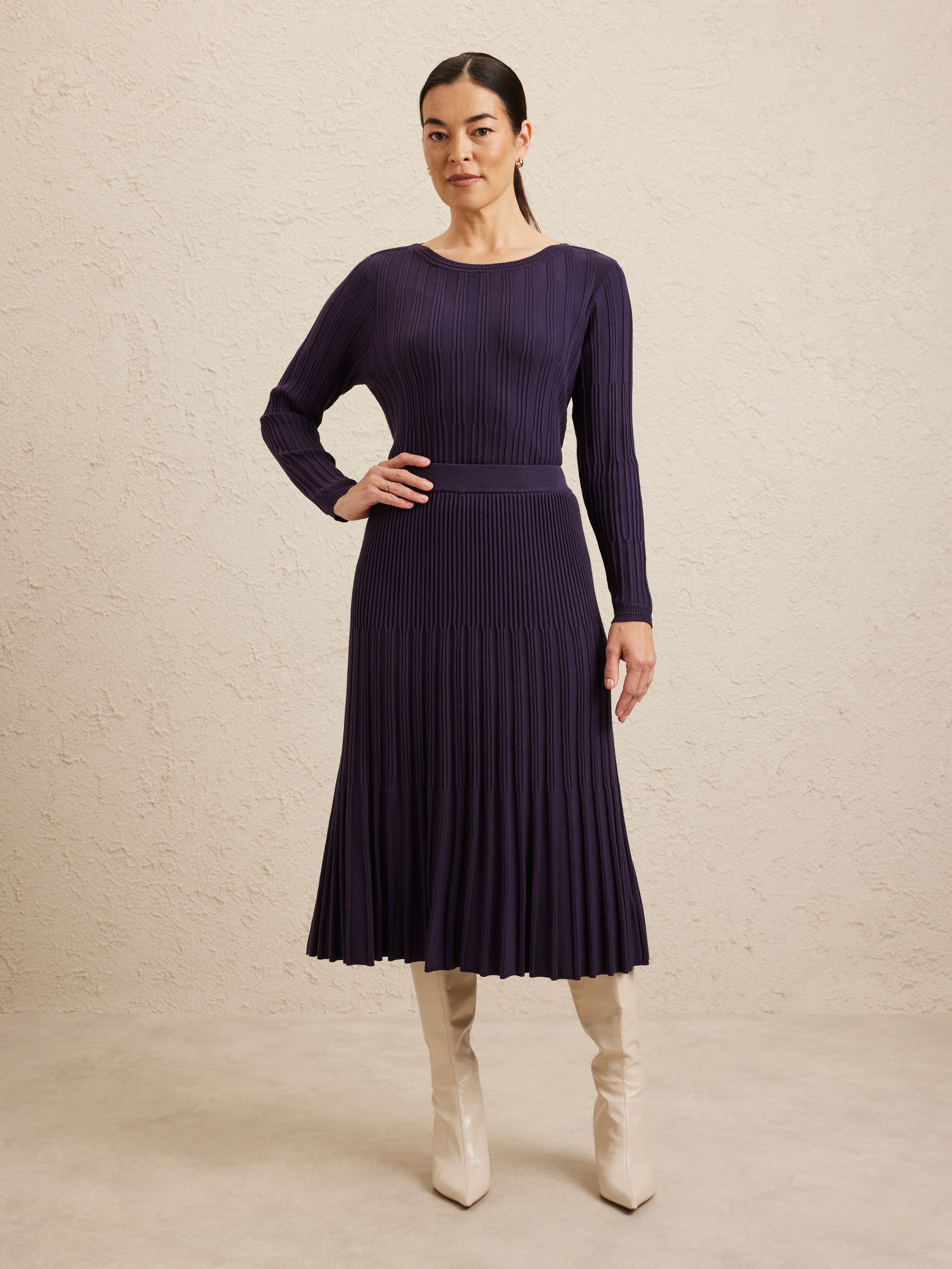 Seville Variegated Rib Skirt