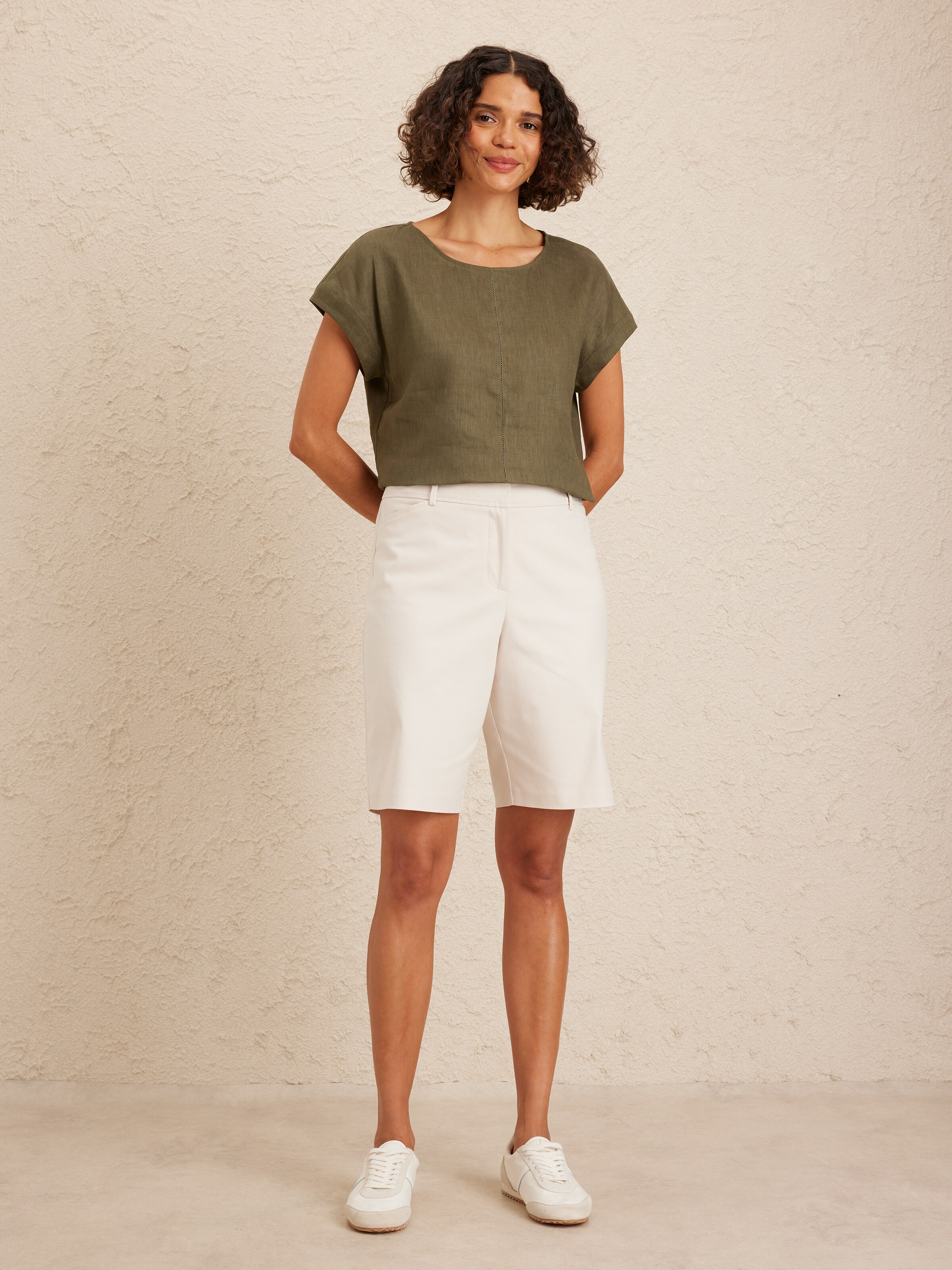 Natalie Oxford Cotton Short