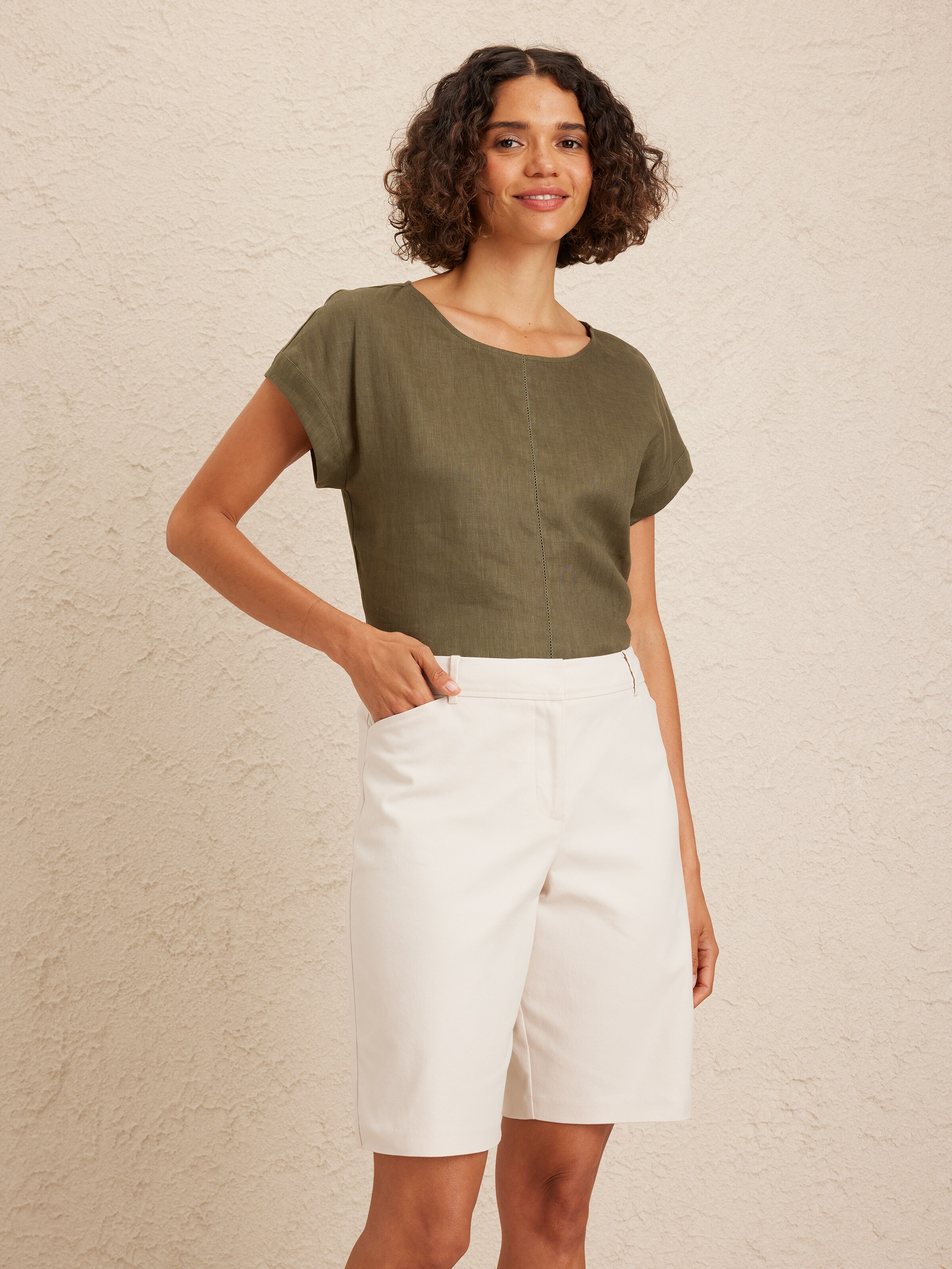 Natalie Oxford Cotton Short