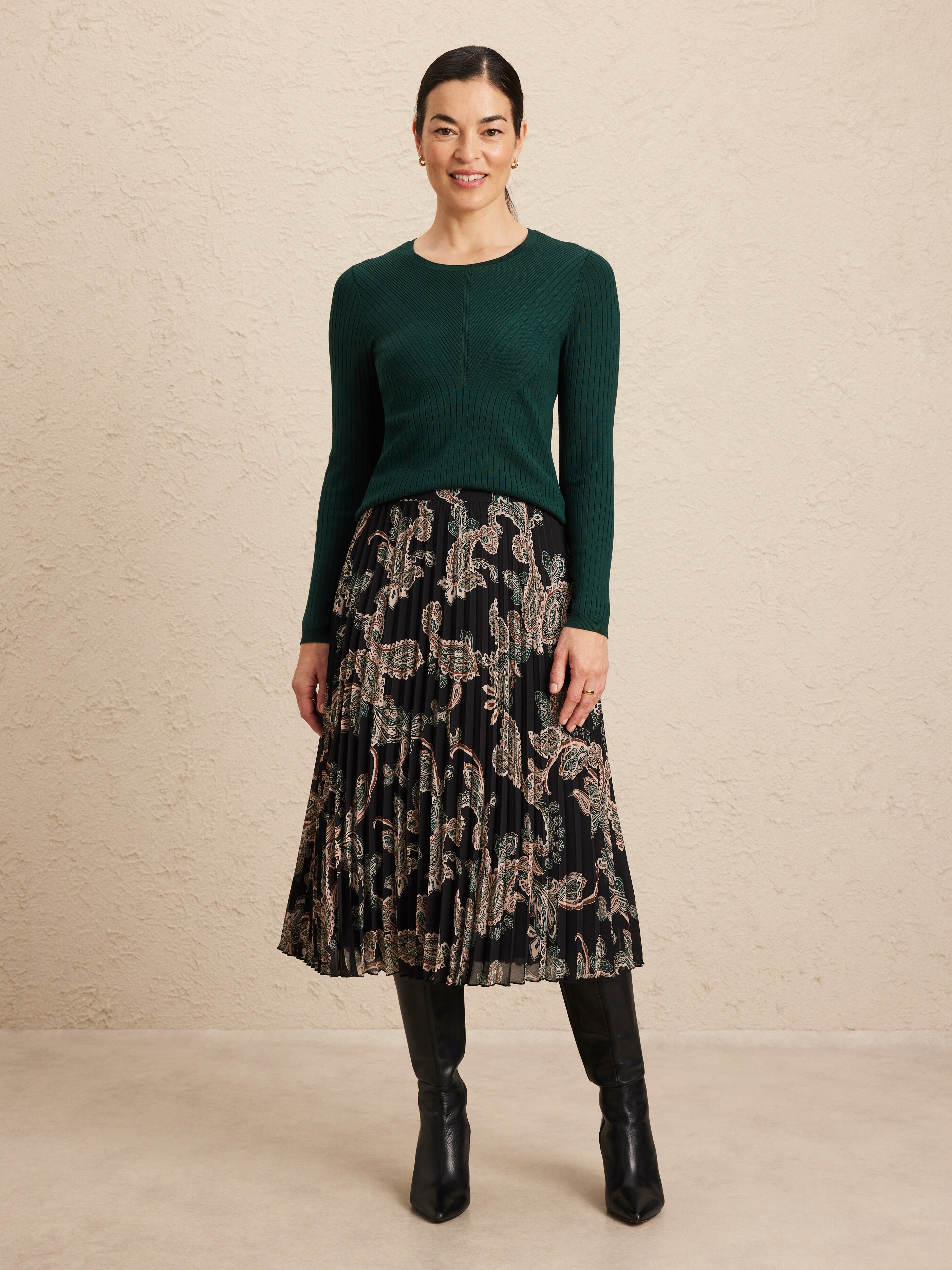 Carly Ribbed Work Jumper
