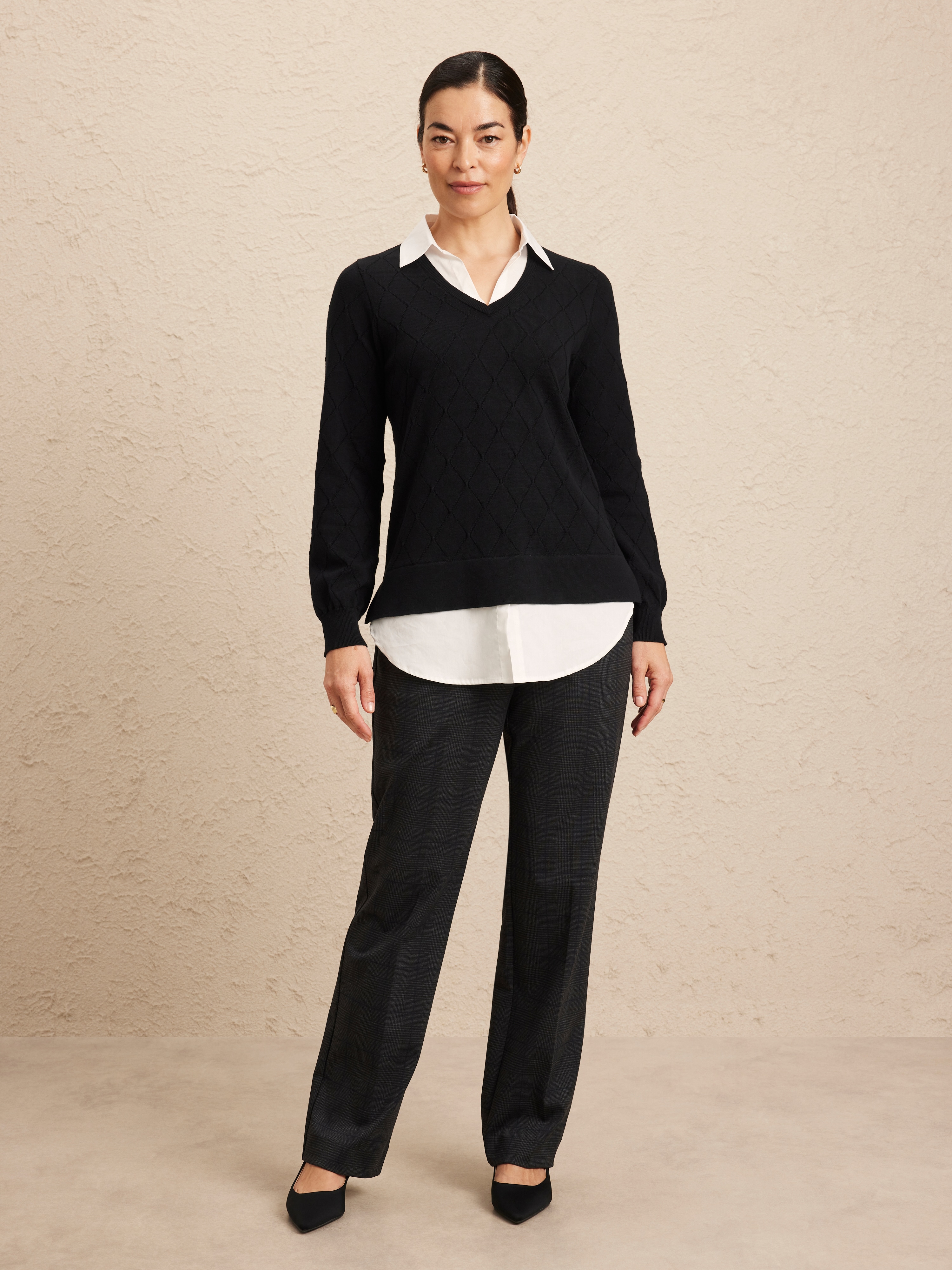 Chrissy Collar Jumper