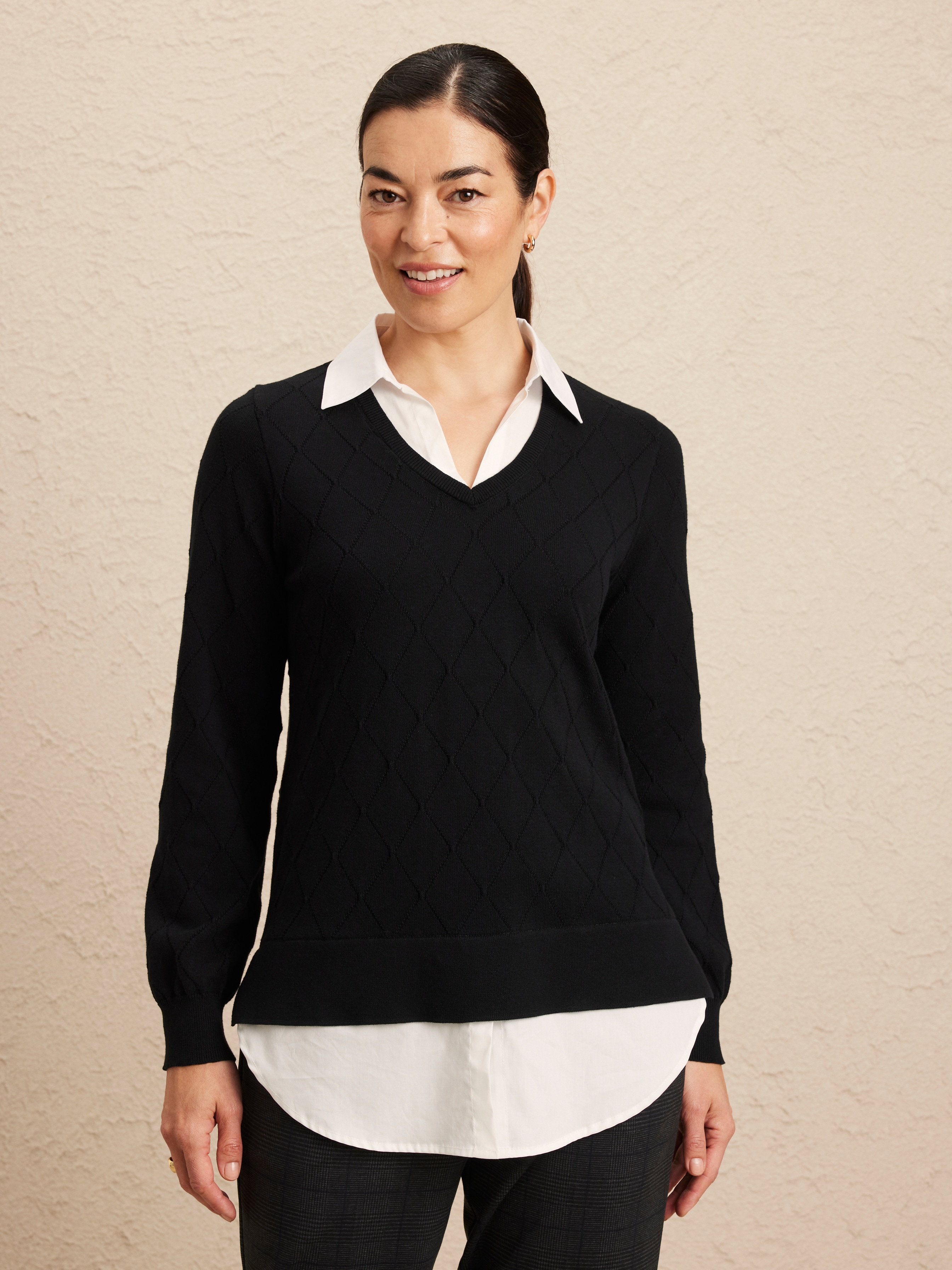 Chrissy Collar Jumper