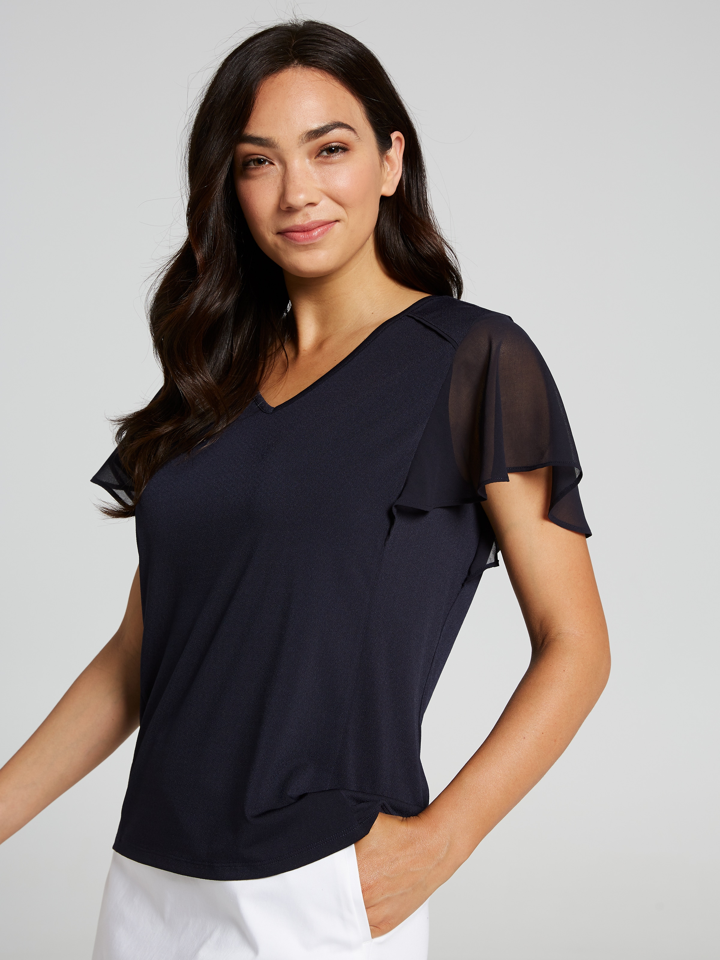 Long Sleeve Cindy Cut About Jumper