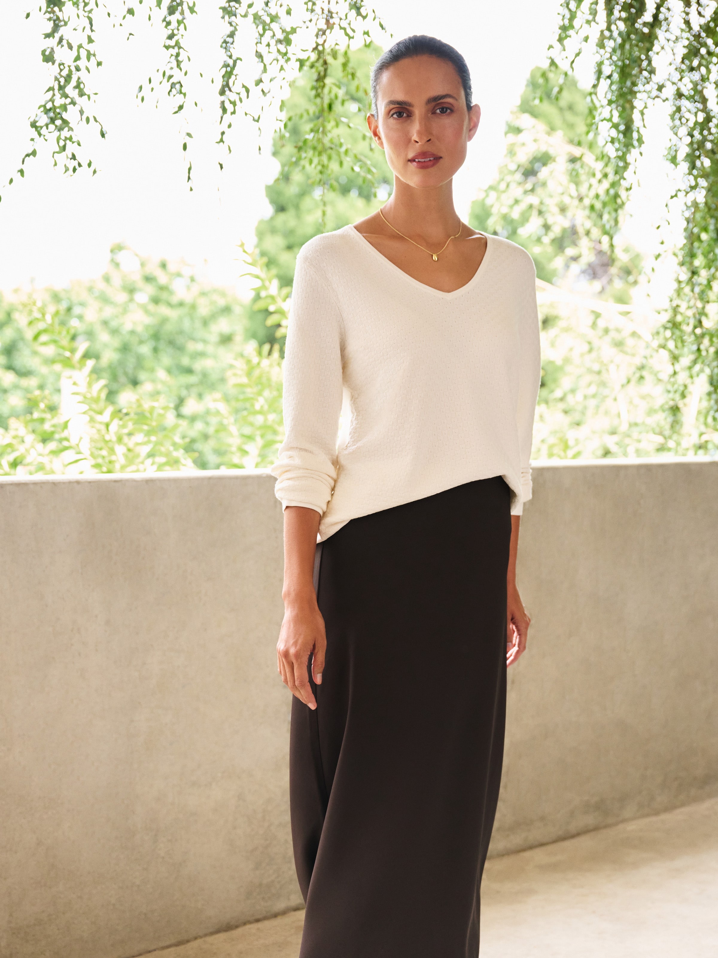 Long Sleeves Maya Mini Geo Work Jump