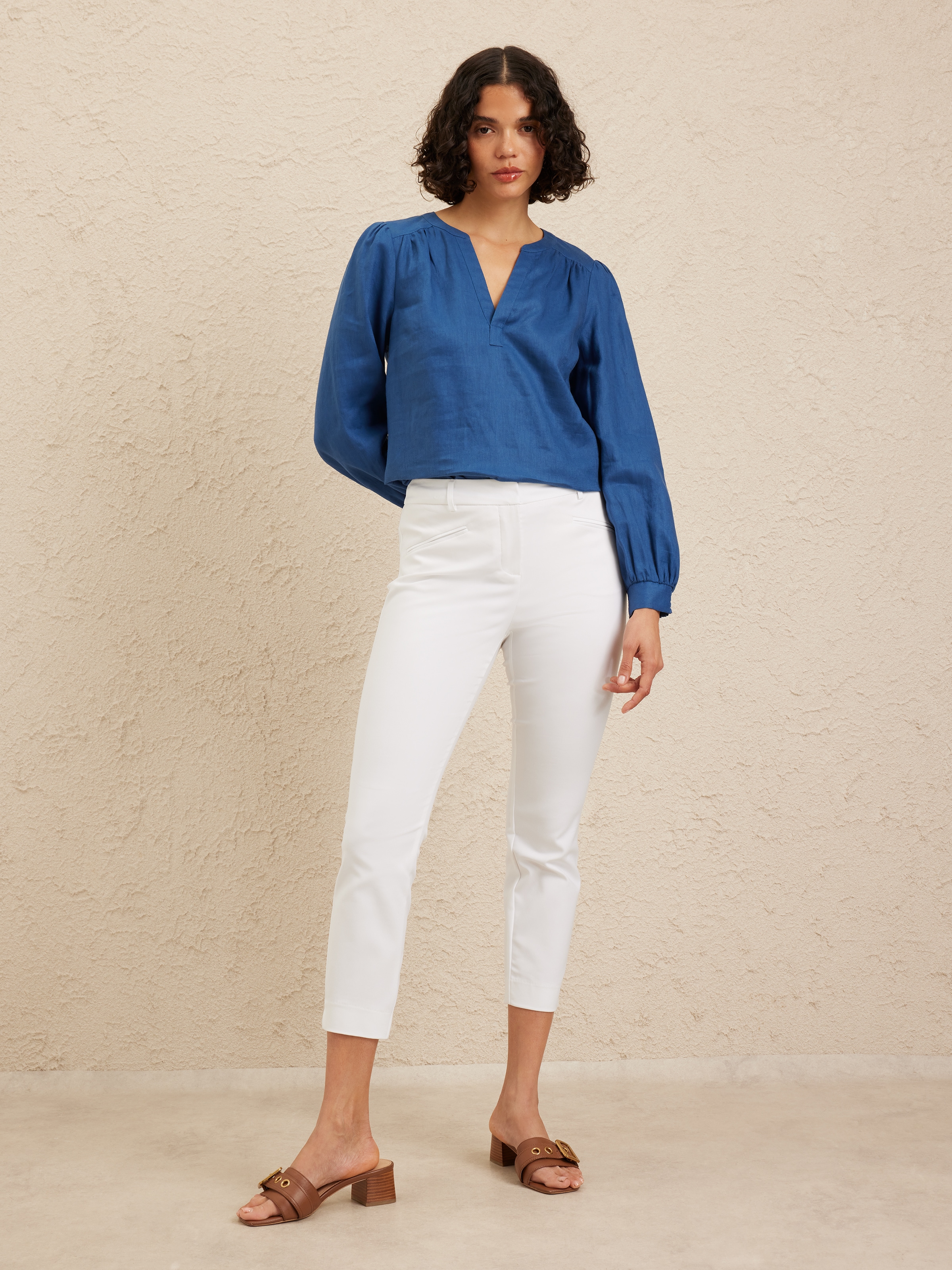 Odette Linen Top