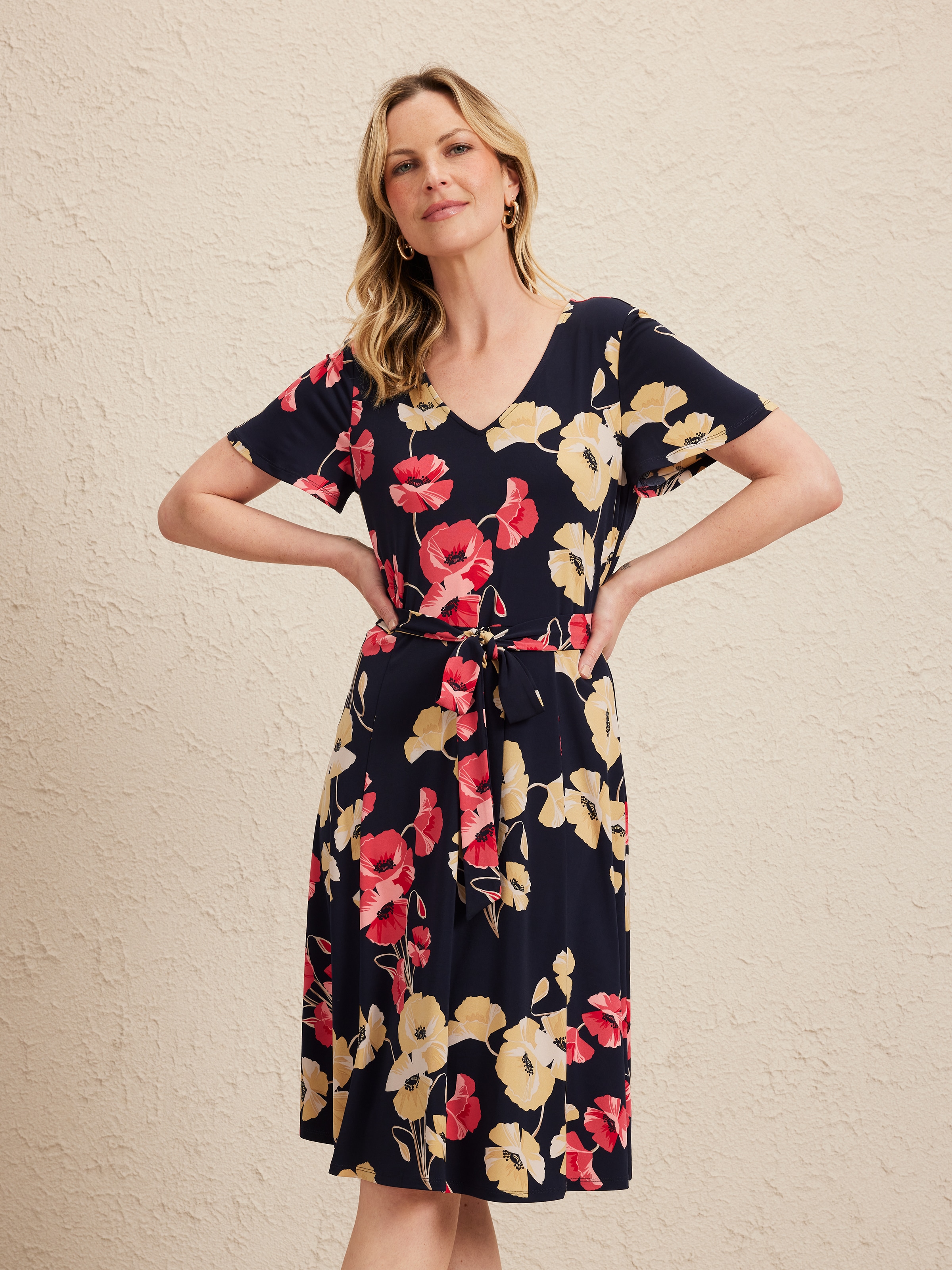 Naomi Fit & Flare Dress