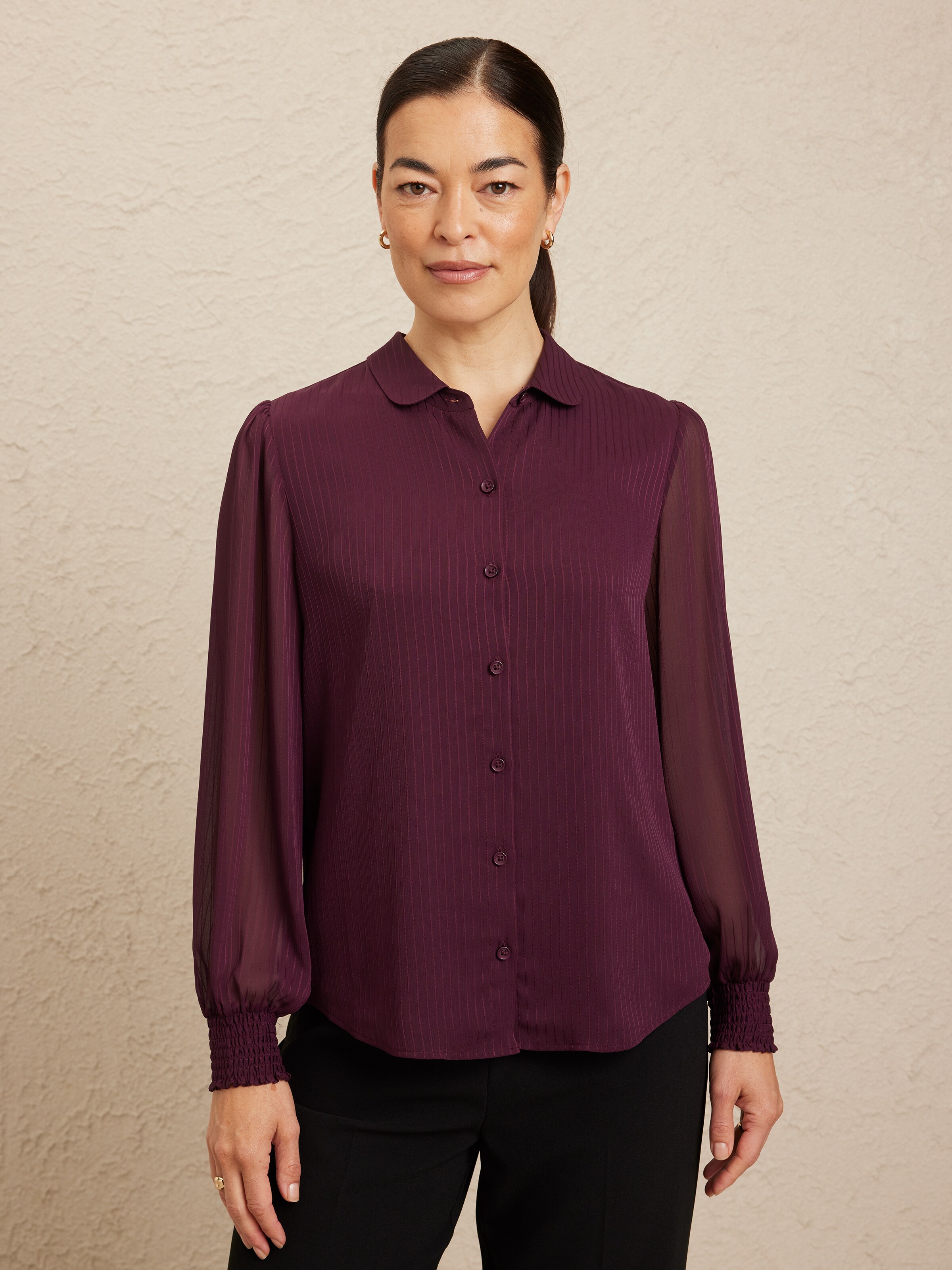 Alexis Ls Self Stripe Shirt