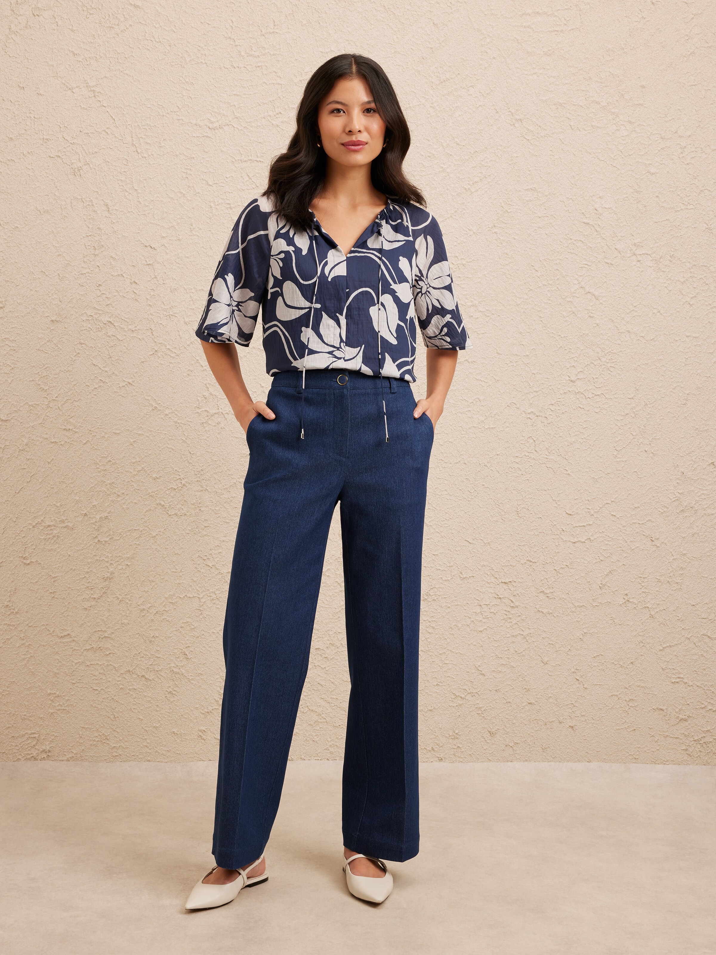 Maisey Tie Neck Top