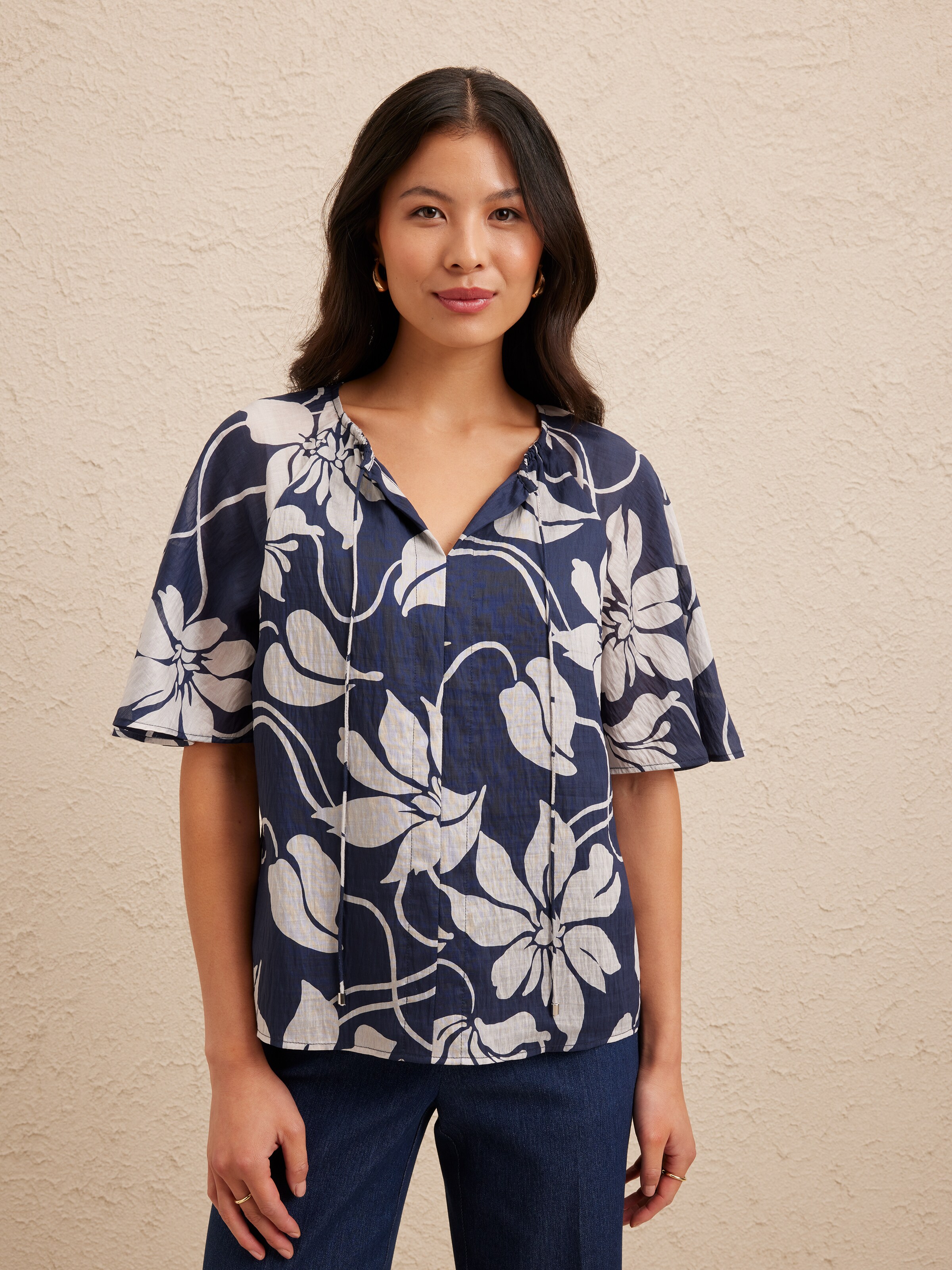 Maisey Tie Neck Top