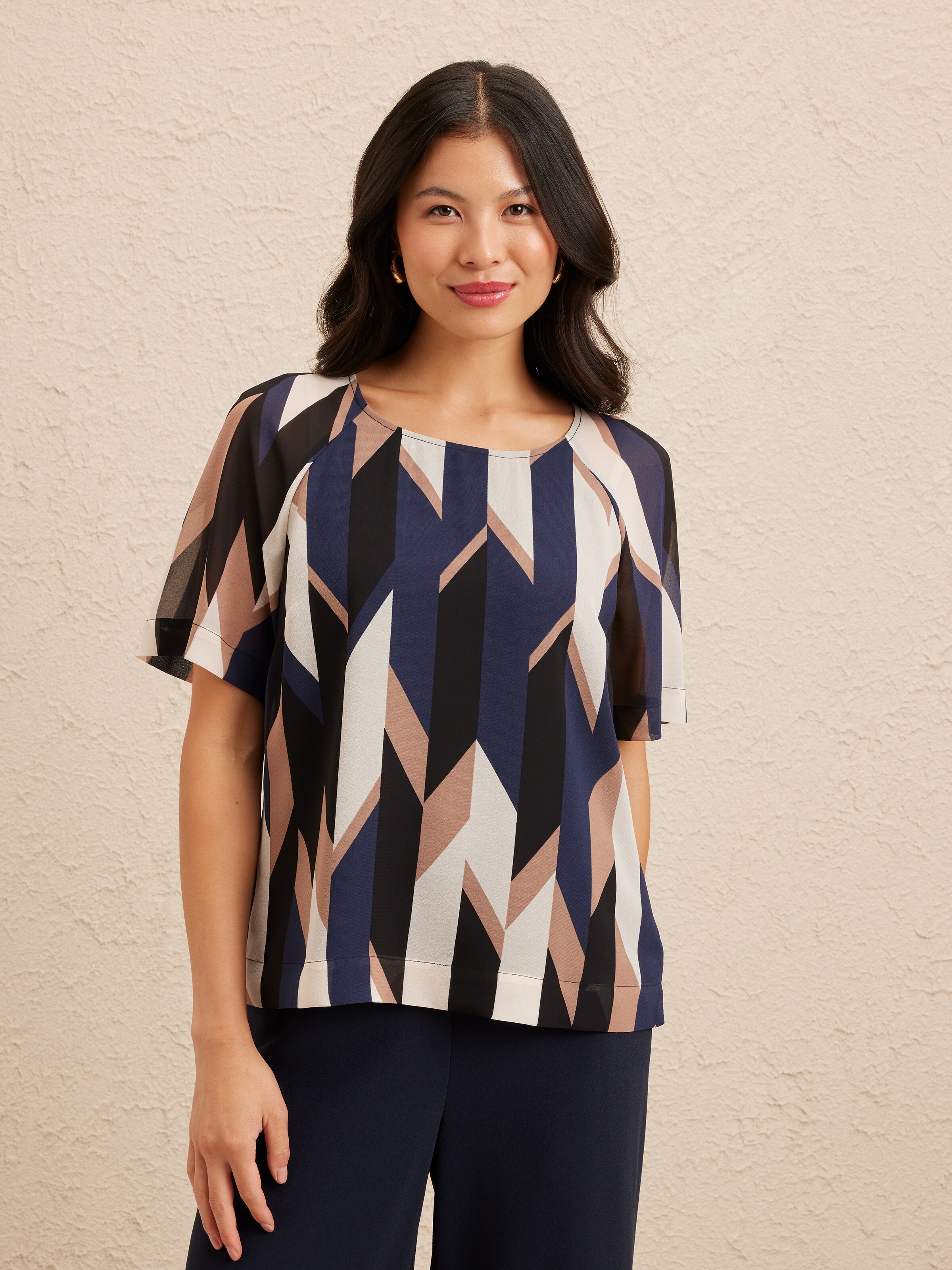 Sally Round Neck Blouse