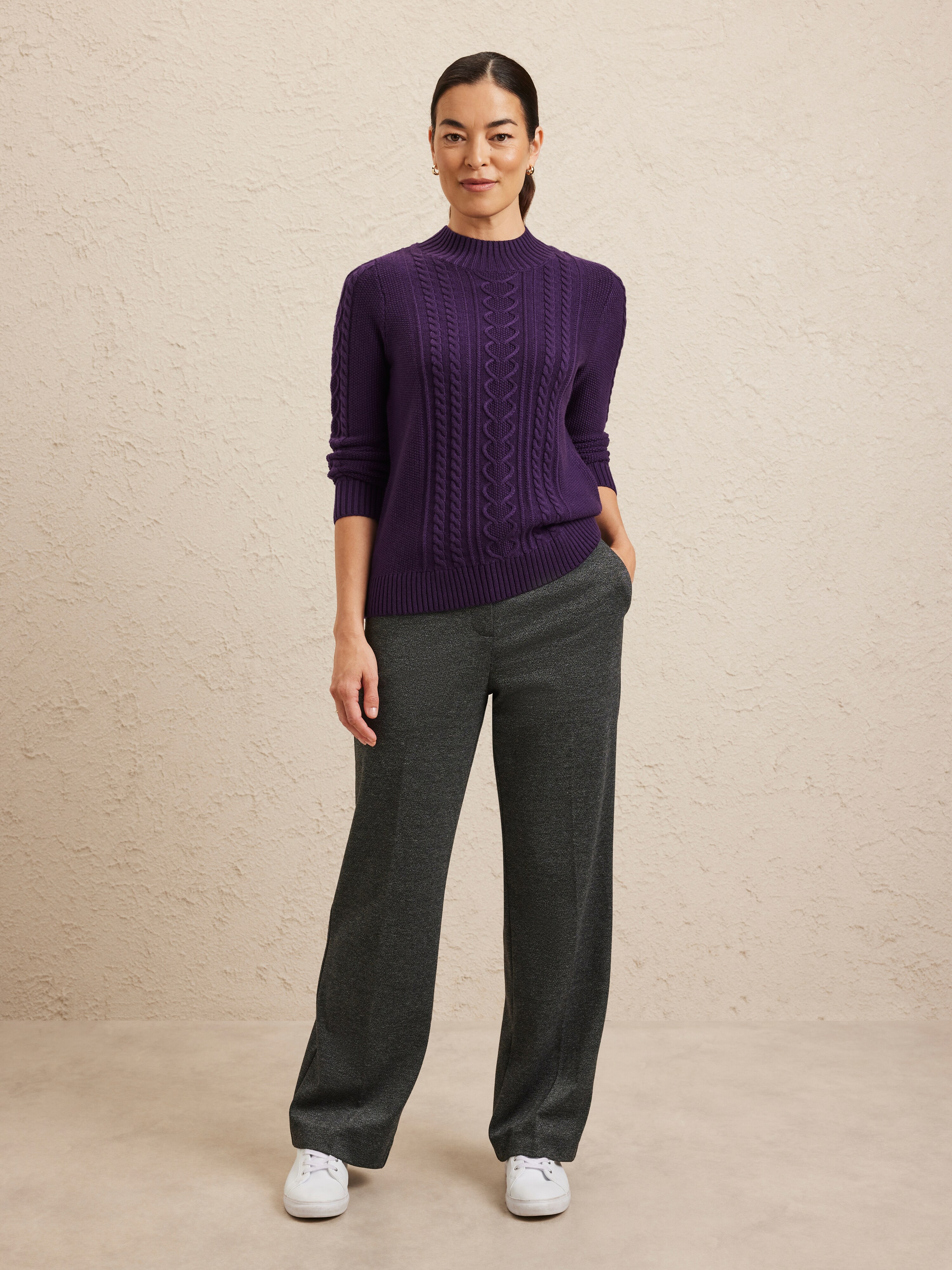 Harriet Heart Cable Jumper