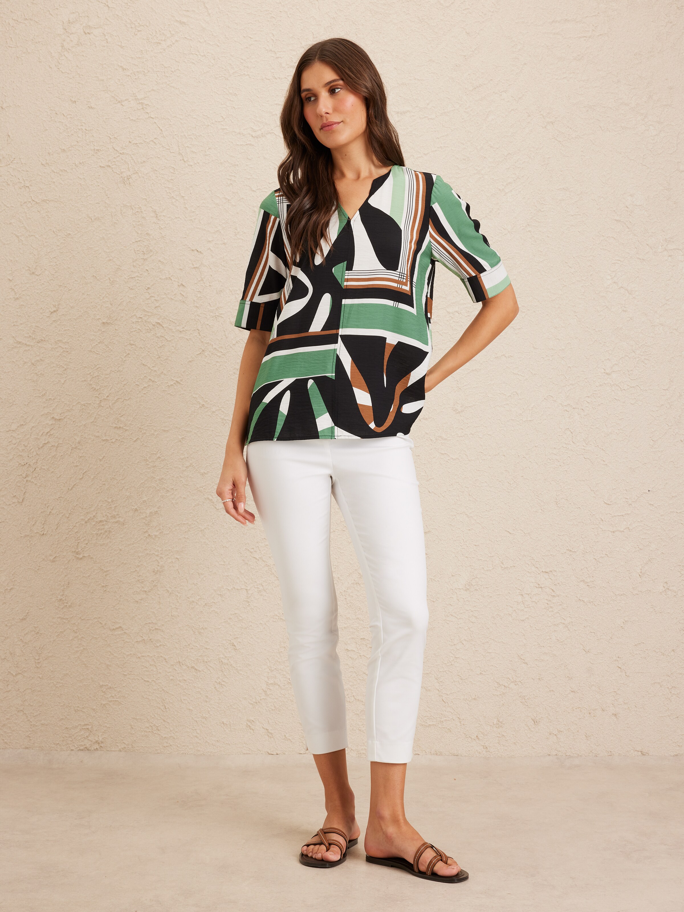 Luna Viscose Blend Top