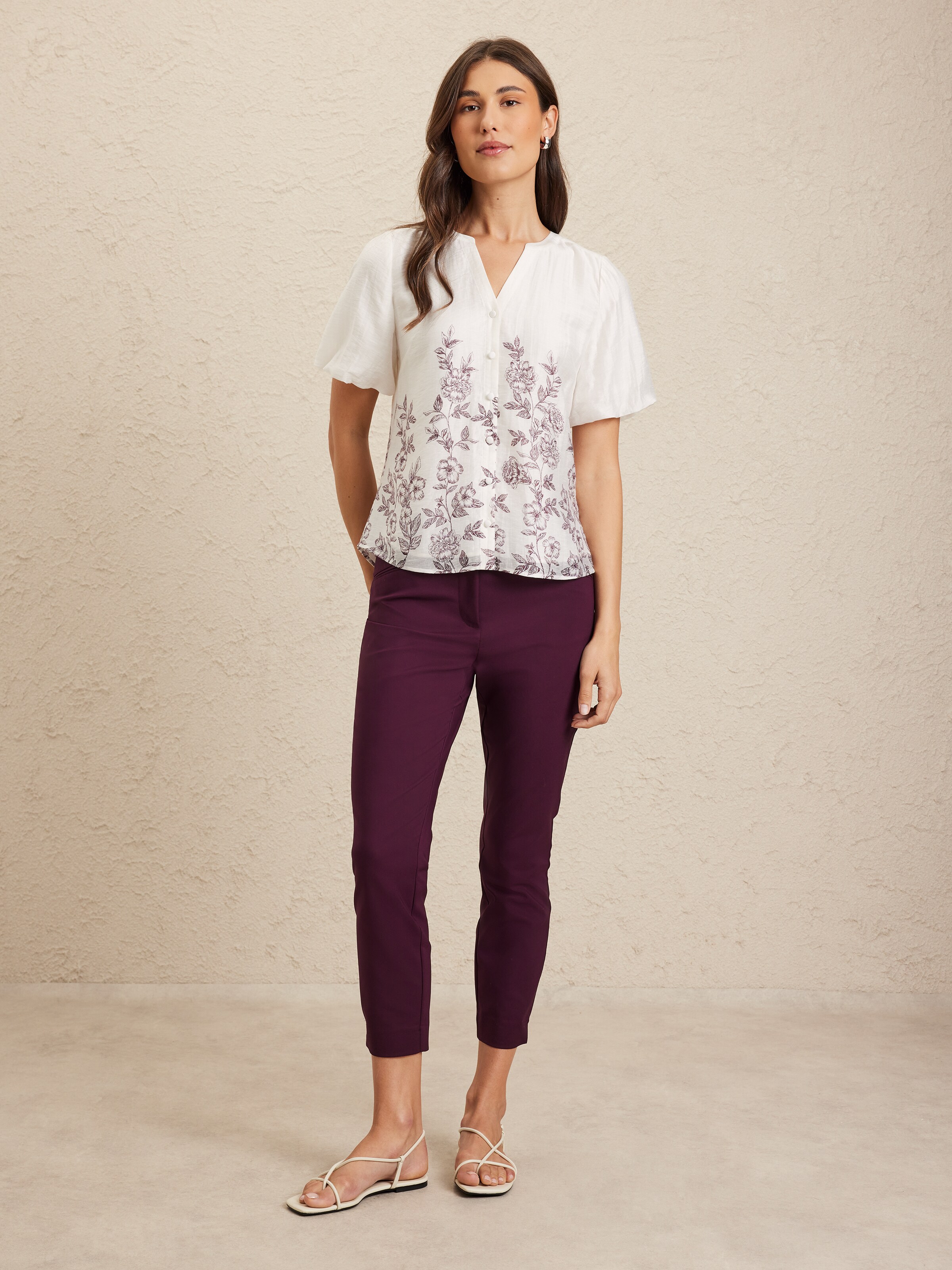 Alicia Lyocell Blend Blouse