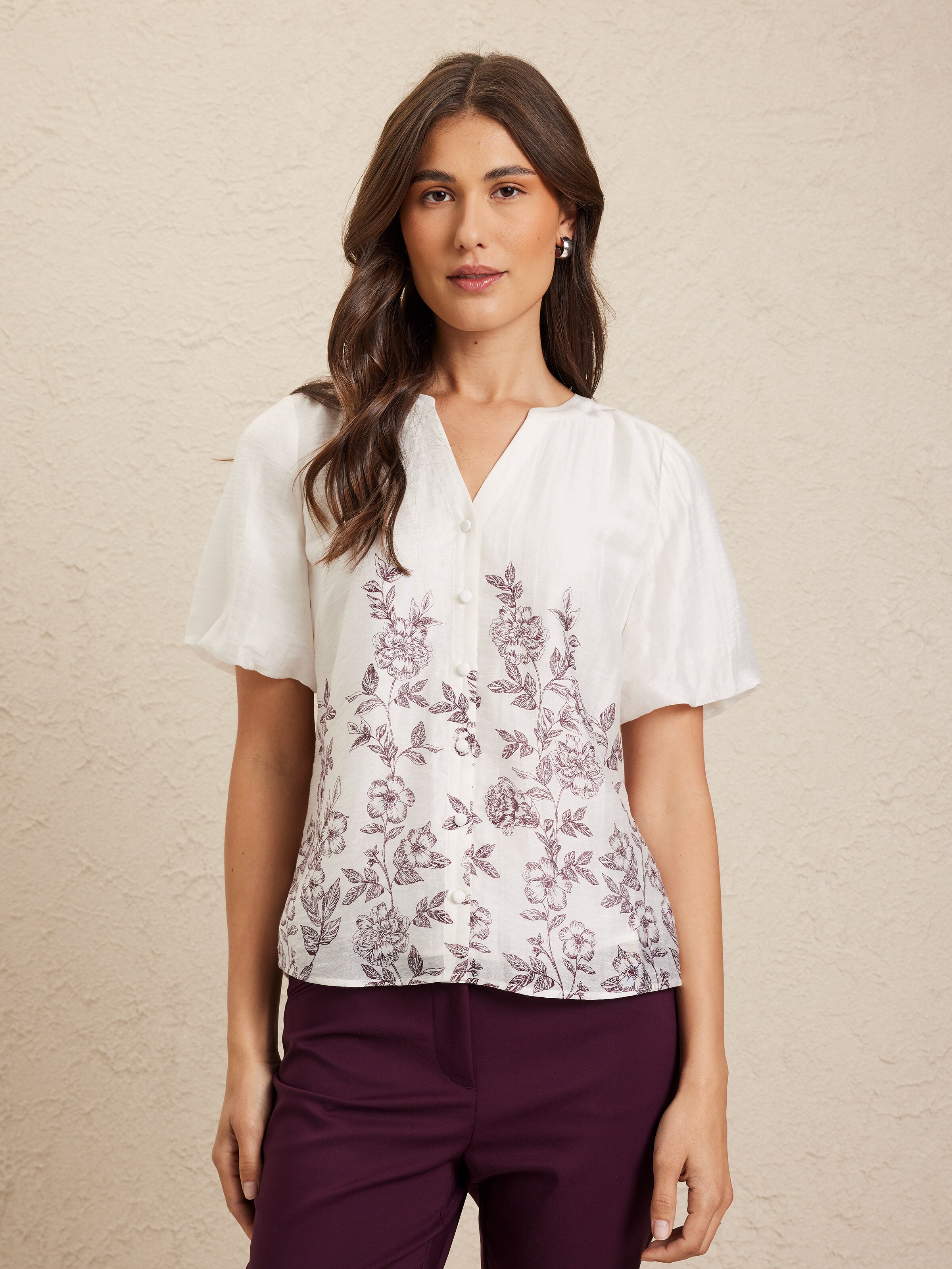 Alicia Lyocell Blend Blouse
