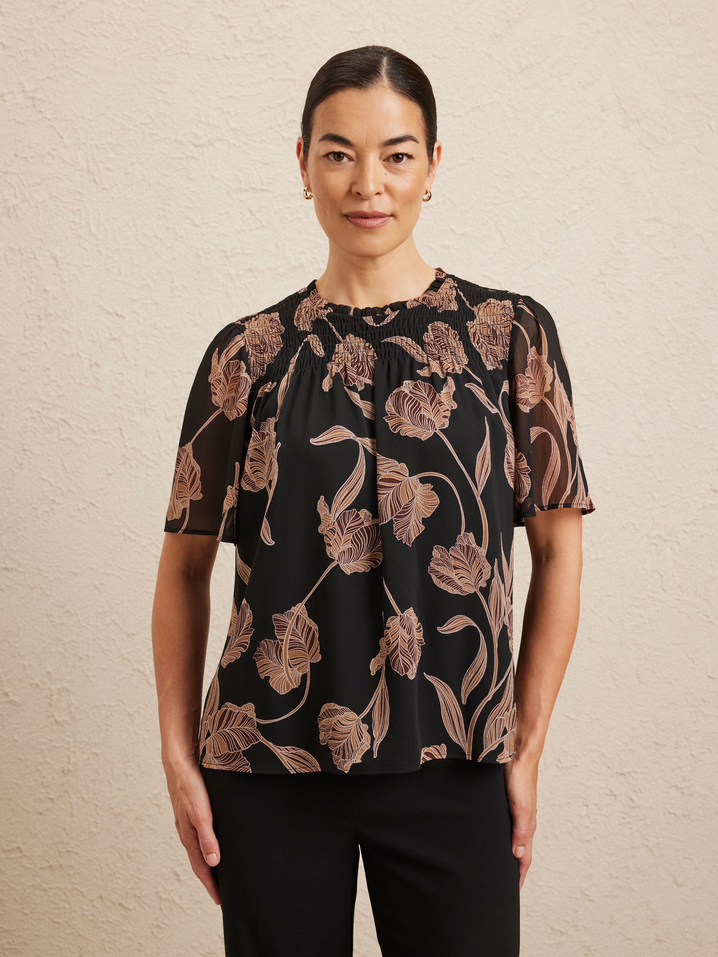 Kyra Short Sleeve Blouse