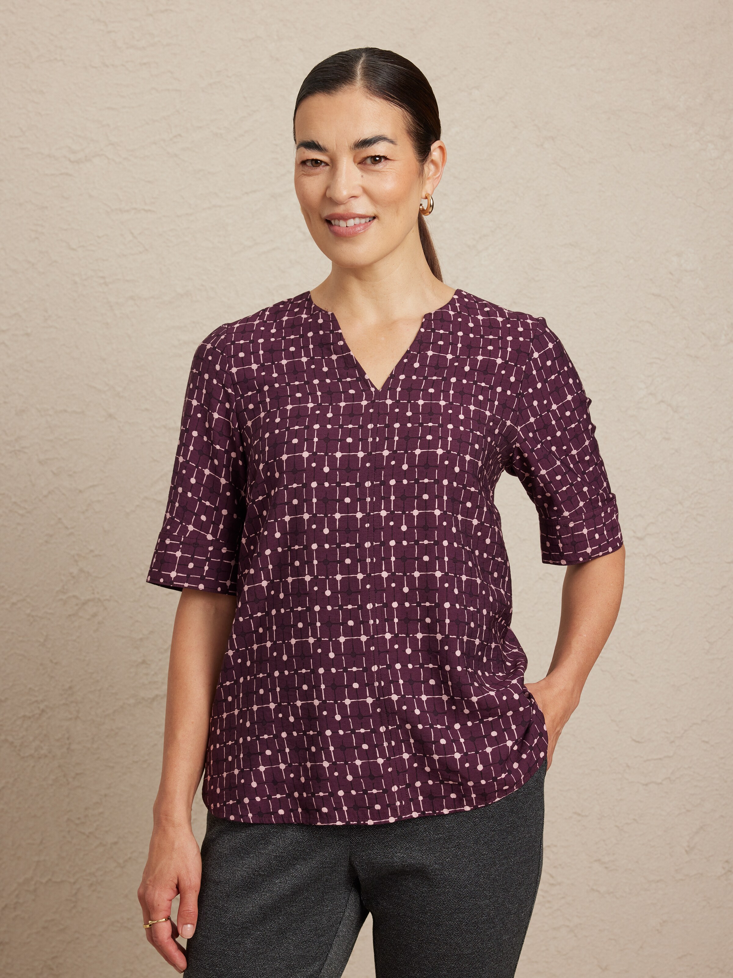Luna Notch Neck Top