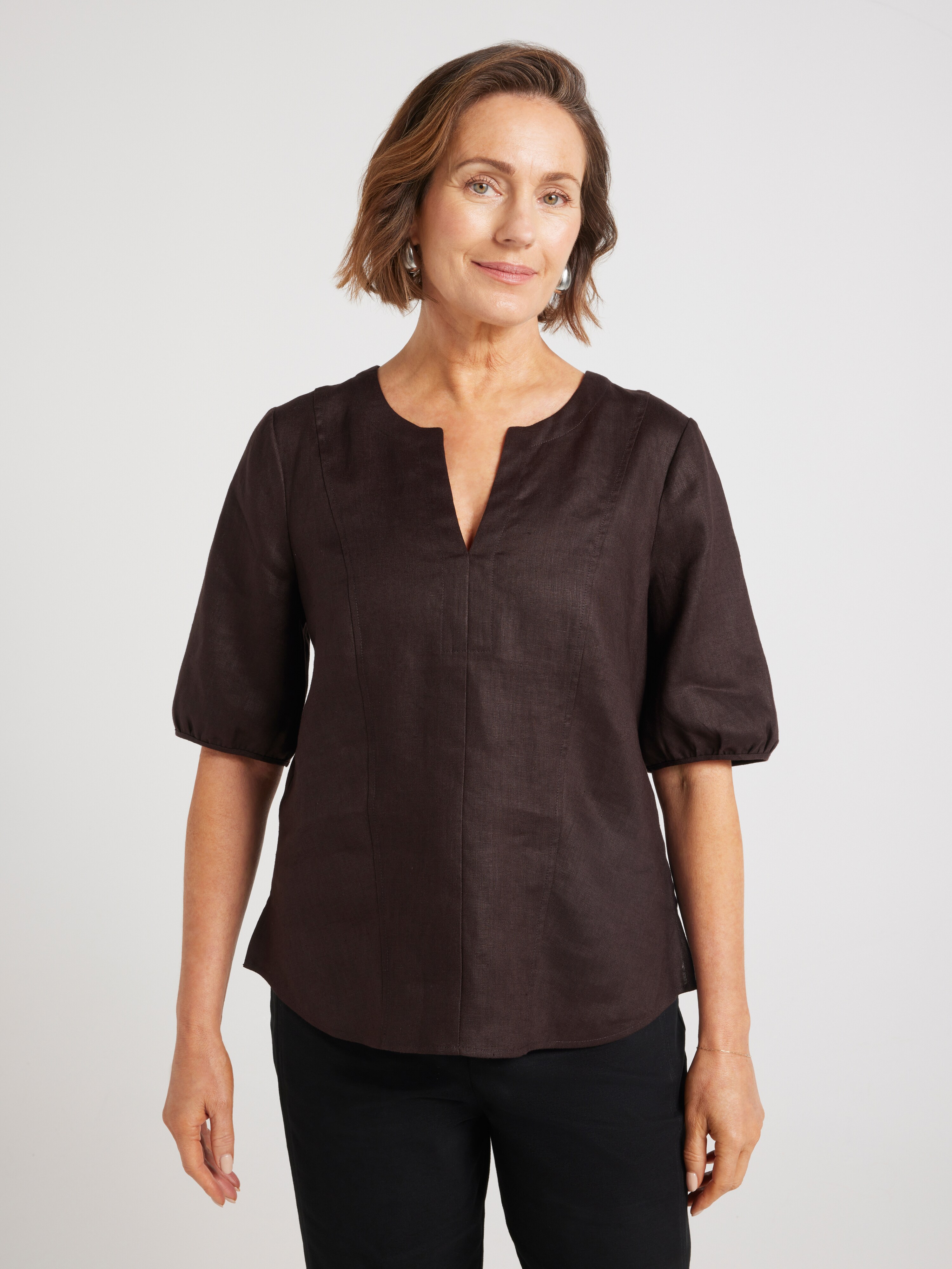 Tracy Linen Top