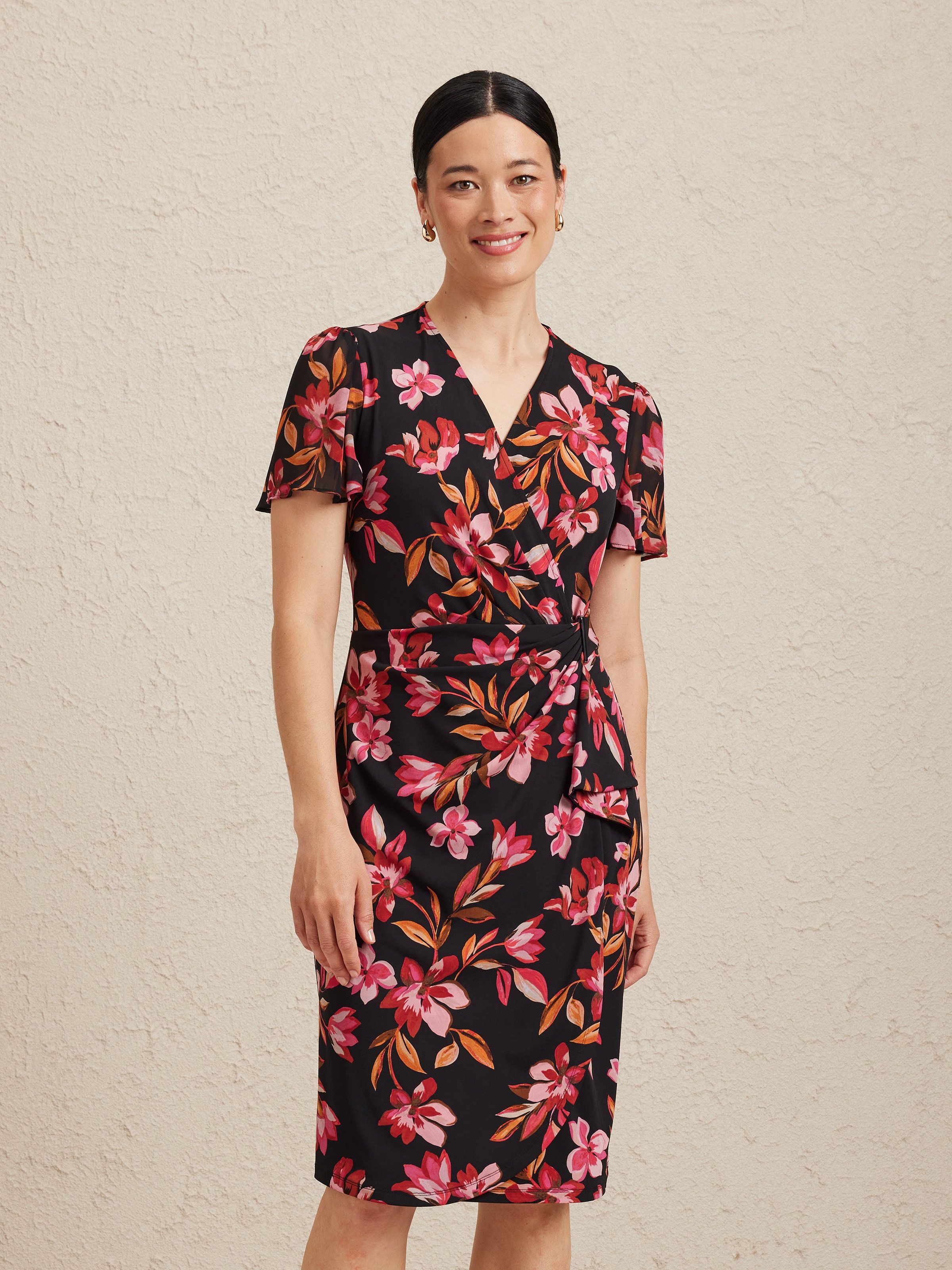 Chiffon Sleeve Venus Dress