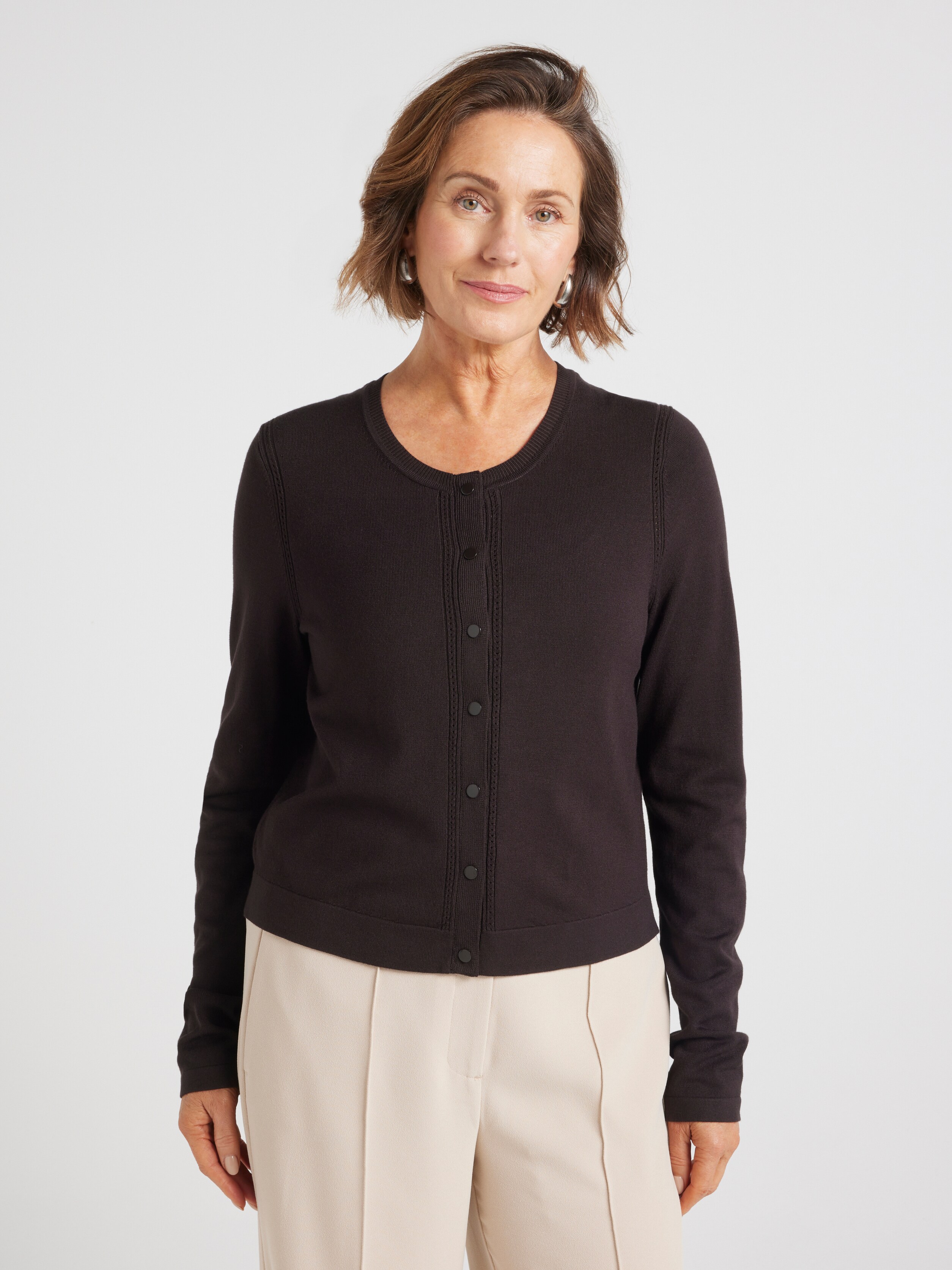 Sally Snap Button Cardi