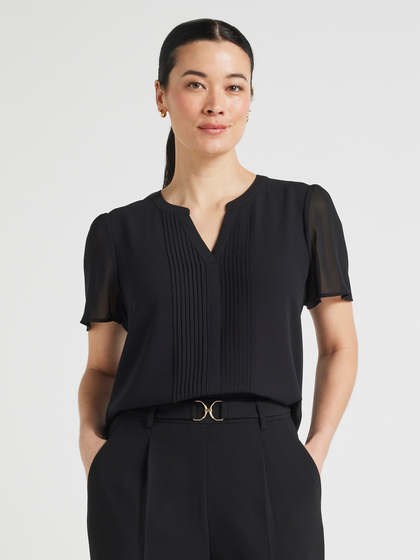 Caitlin Pintuck Blouse