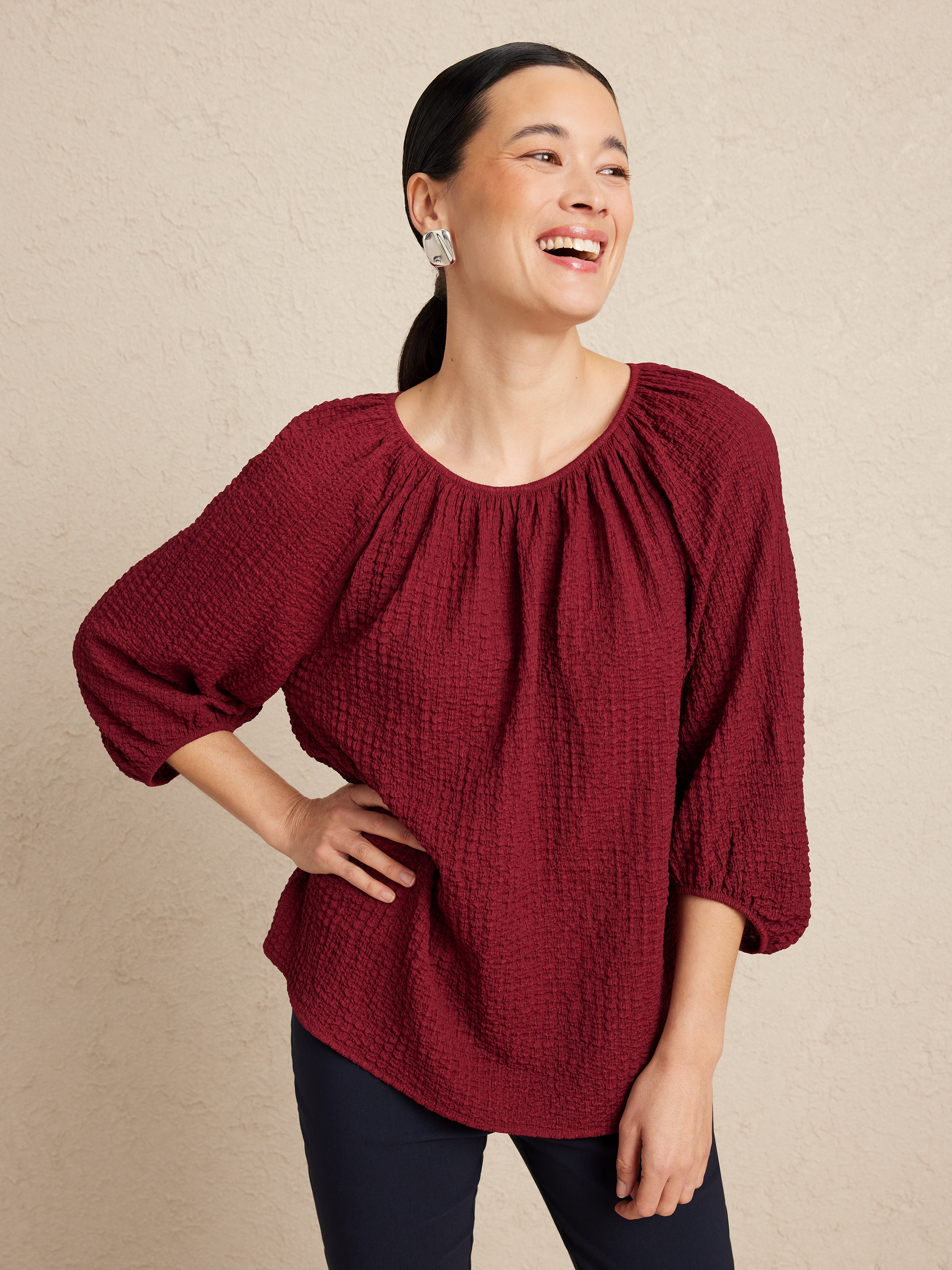 Piper Ripple Jersey Top
