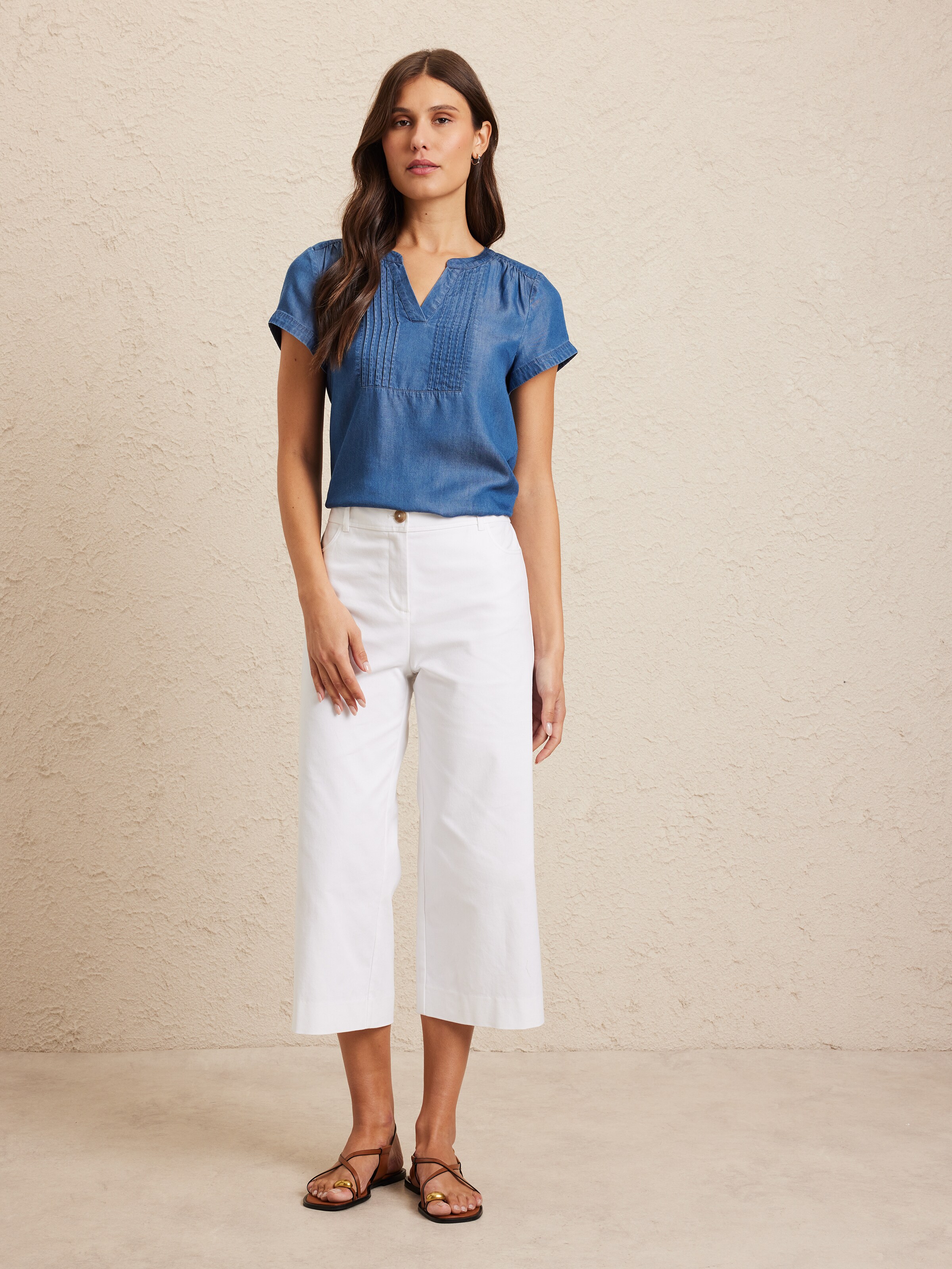 Remi Chambray Top