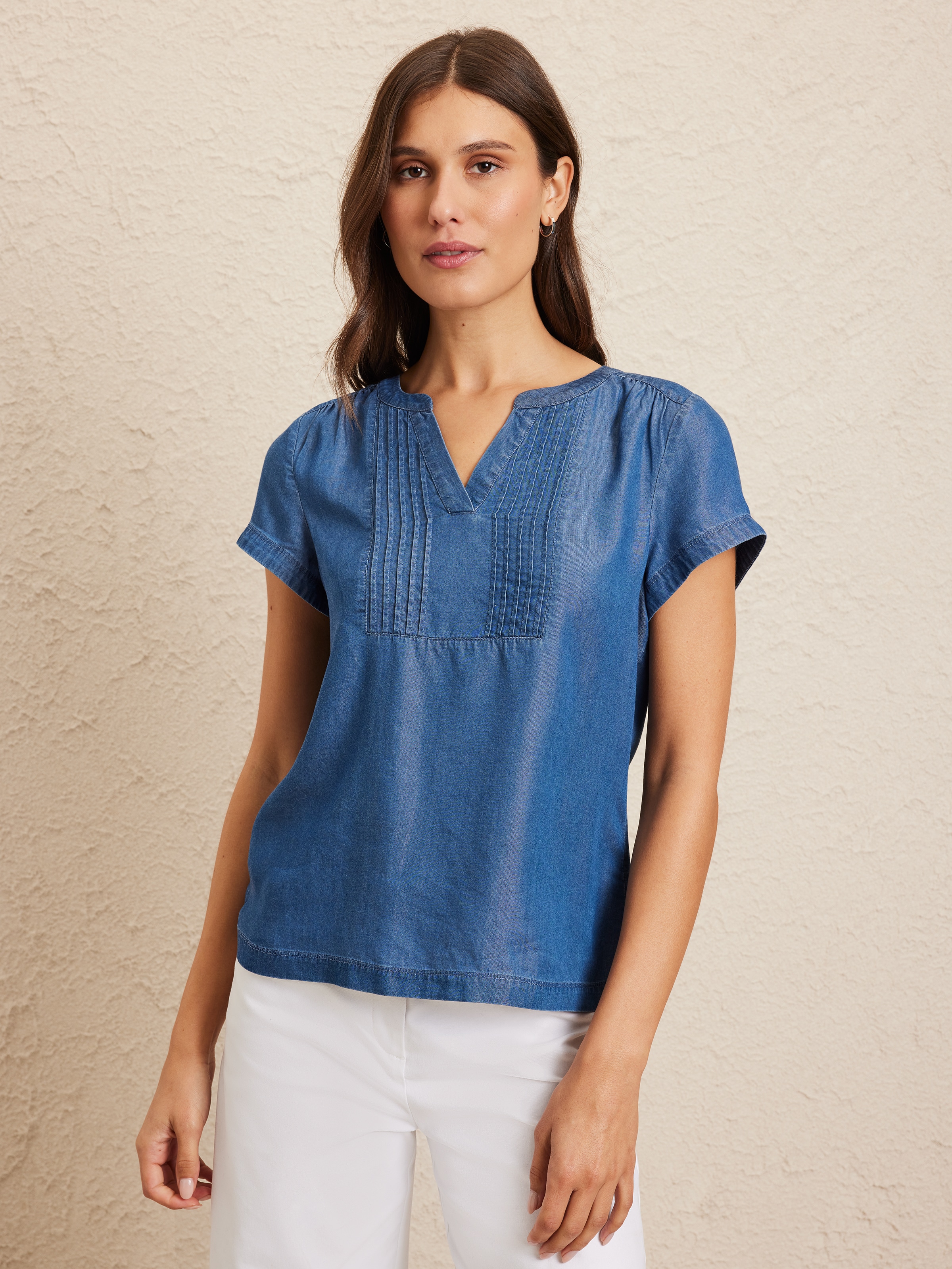 Remi Chambray Top