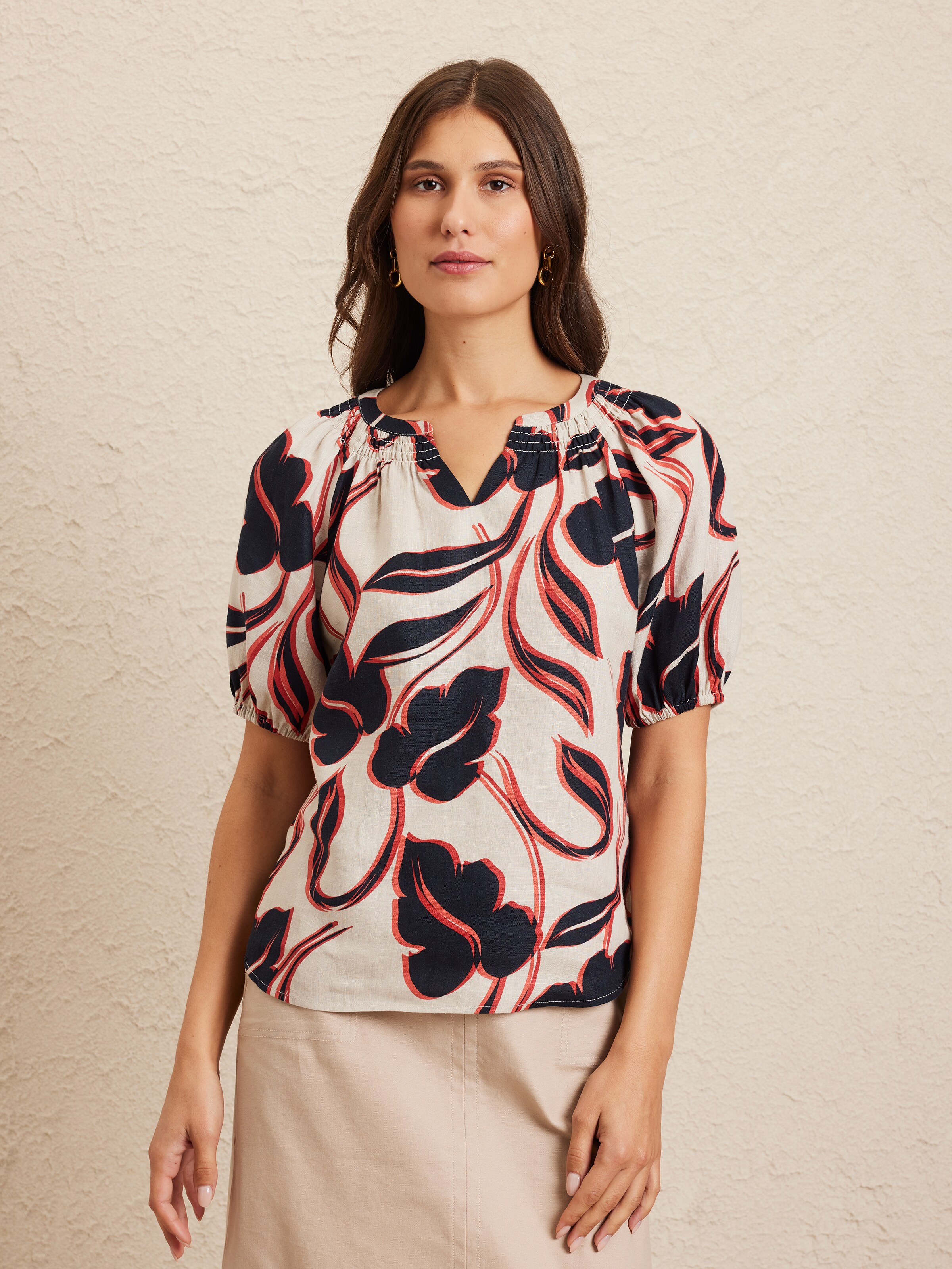 Aria Linen Top