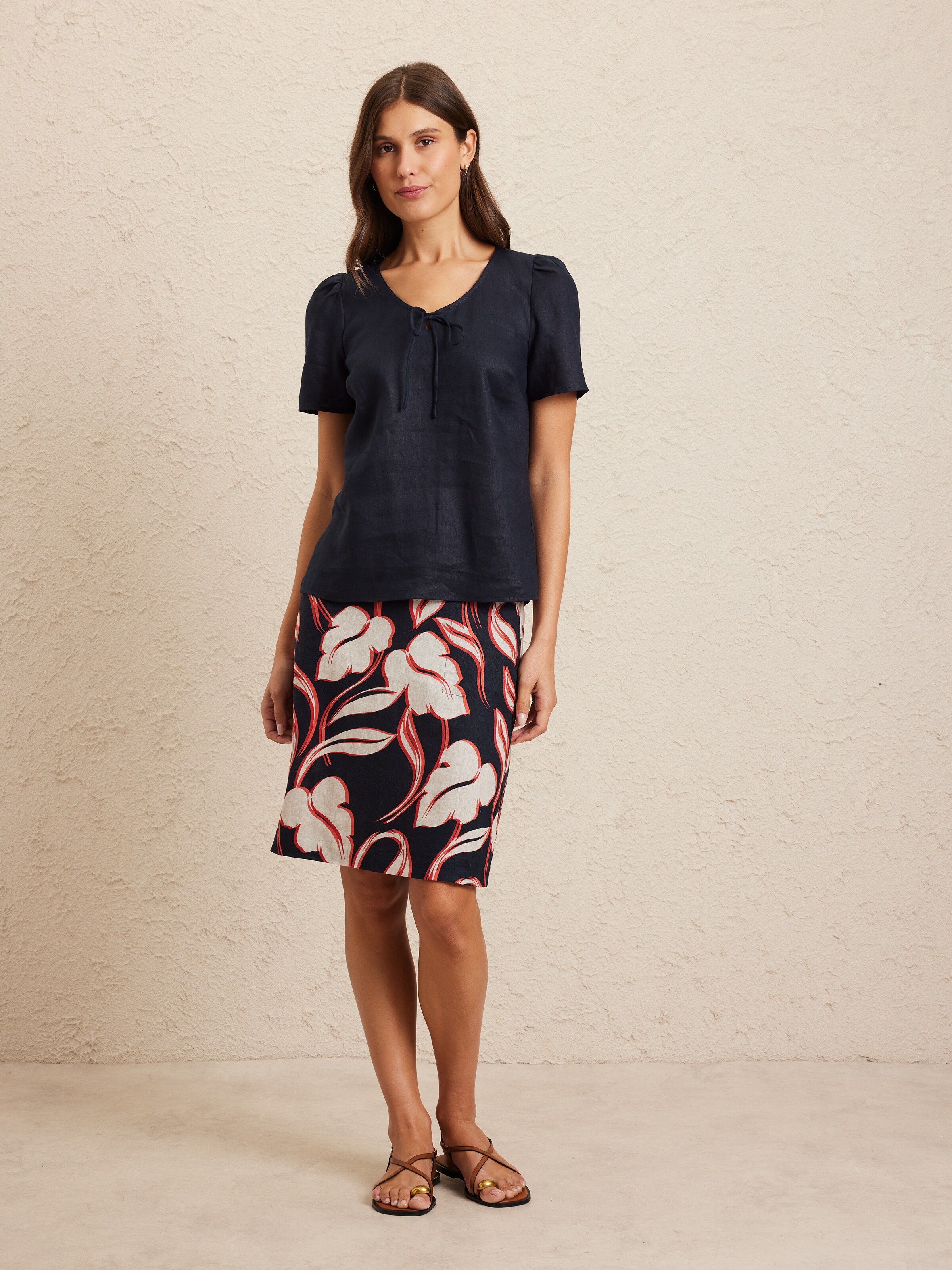 Julietta Linen Top