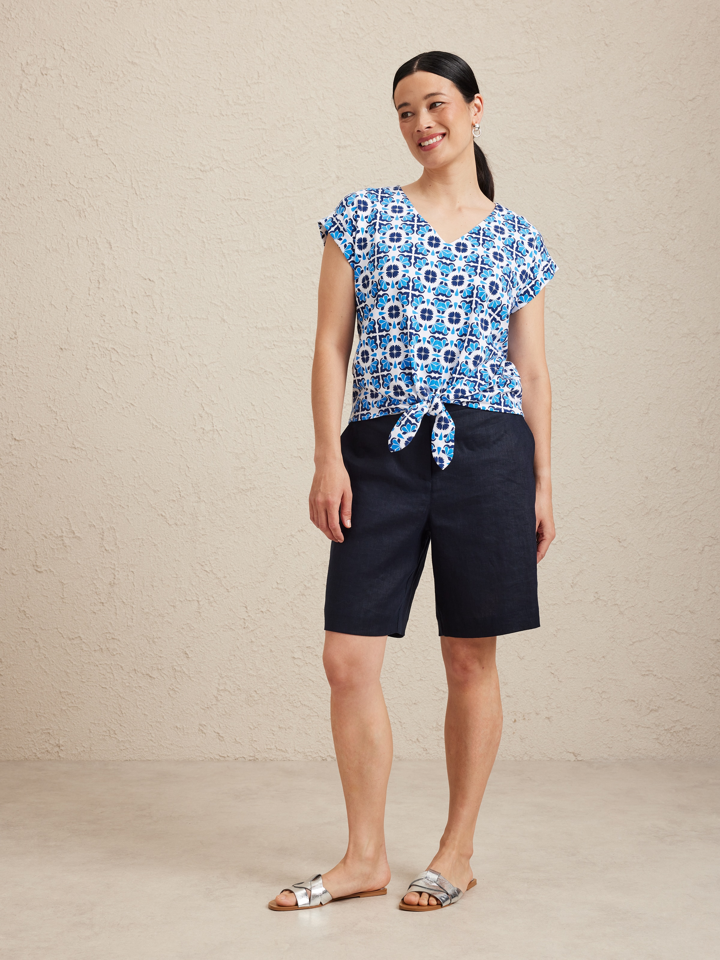 Tie Front Tee