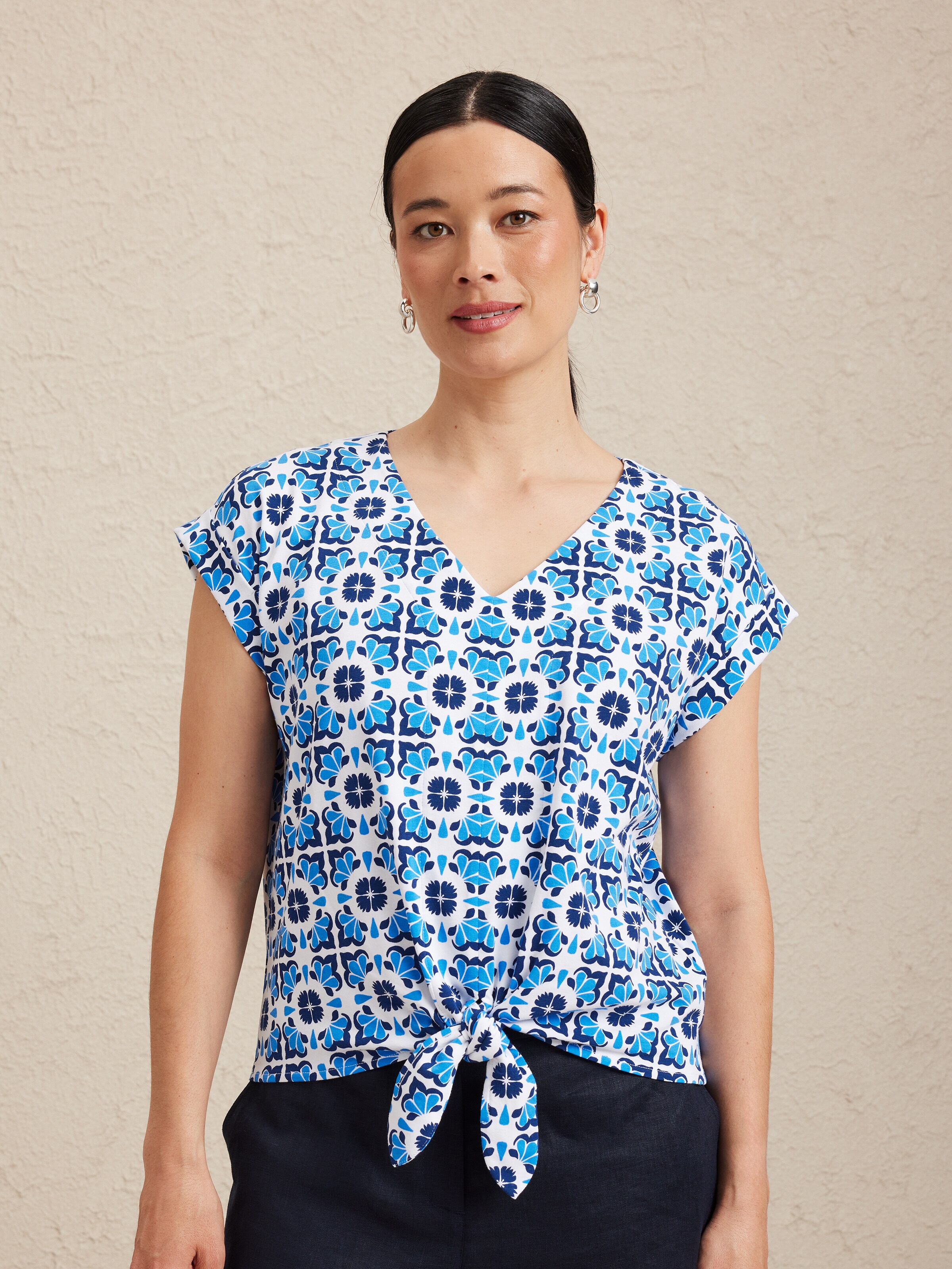 Tie Front Tee