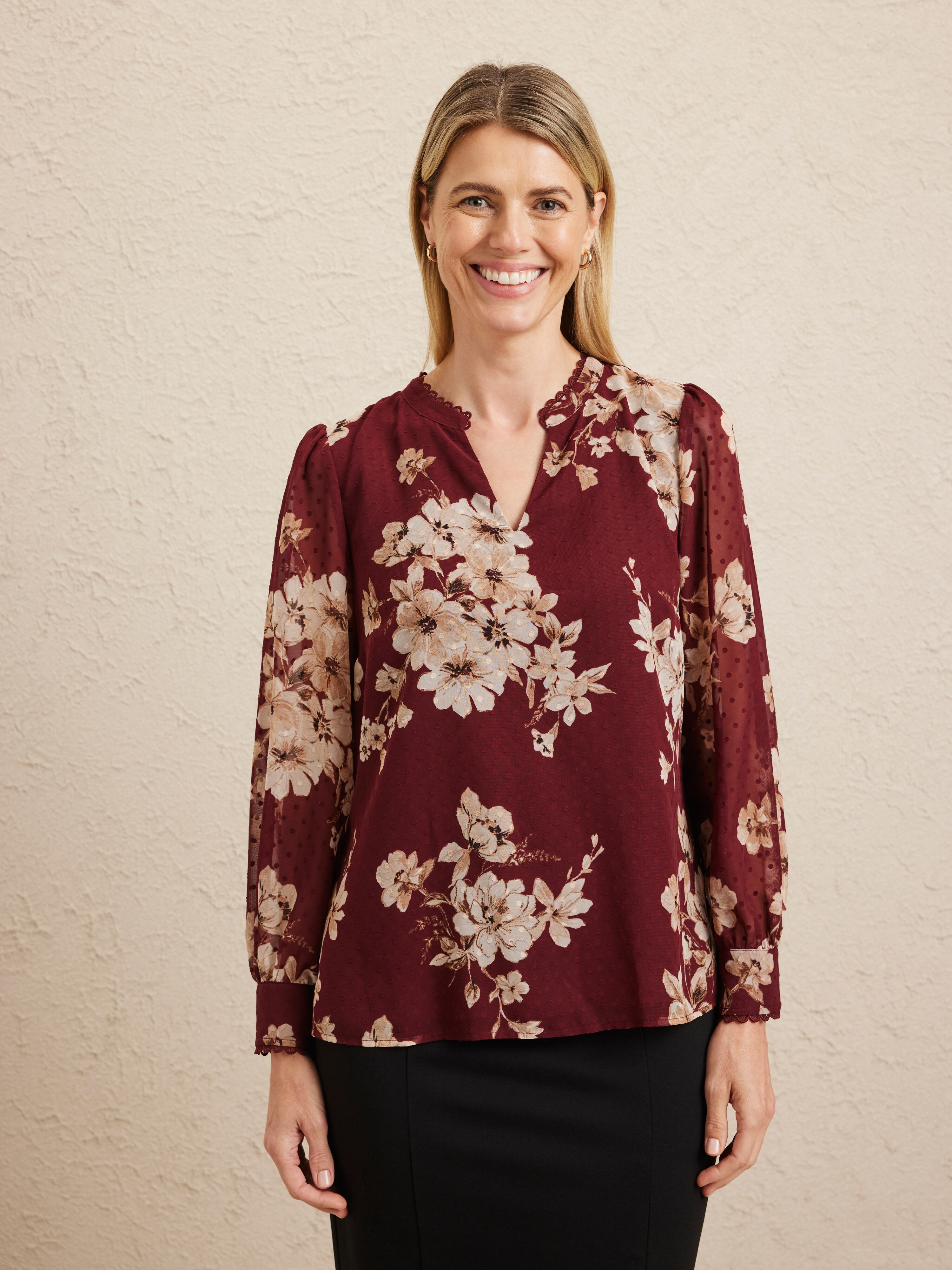 Georgia Long Sleeve Blouse