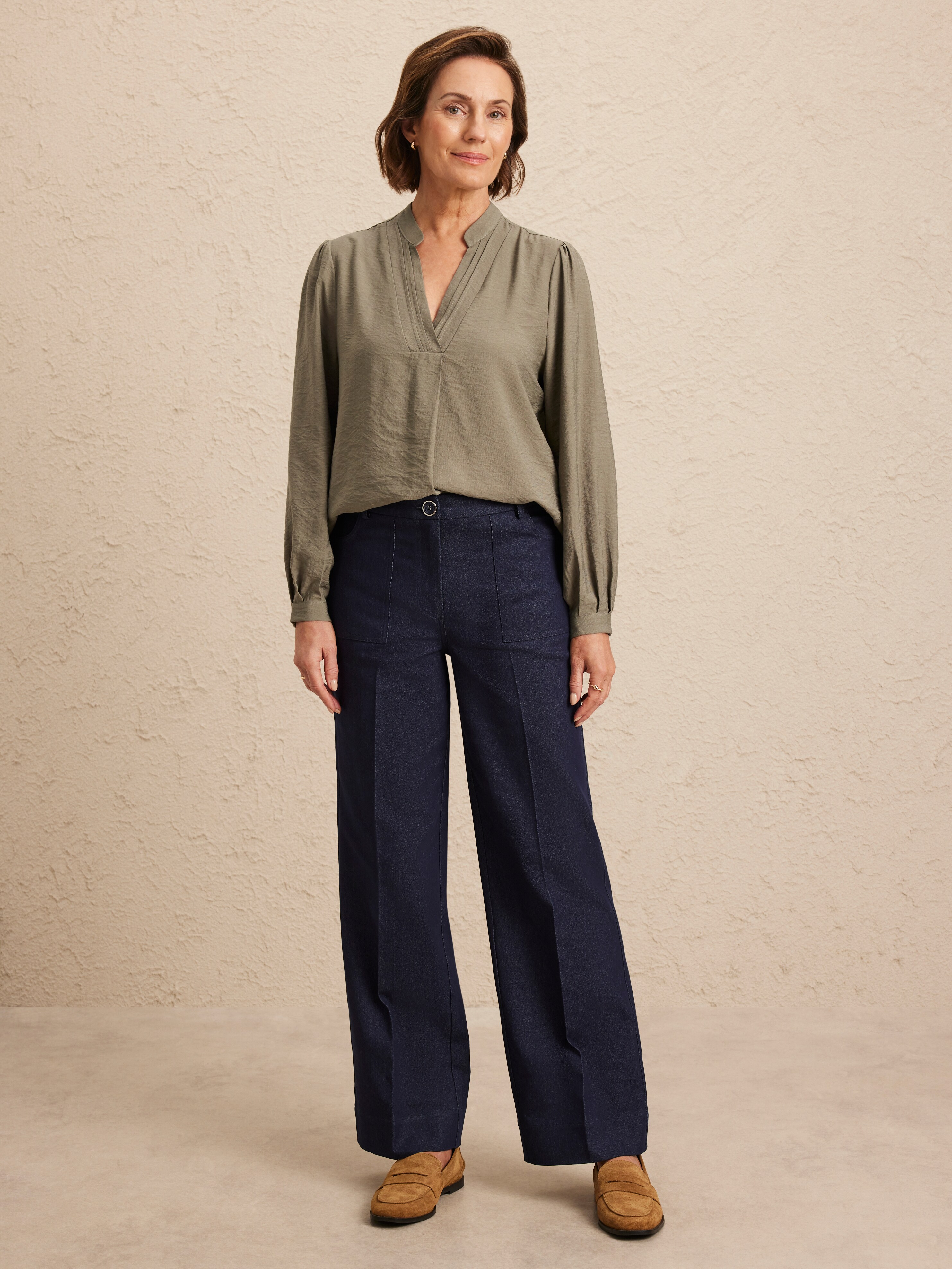 Cyntia Viscose Blend Top