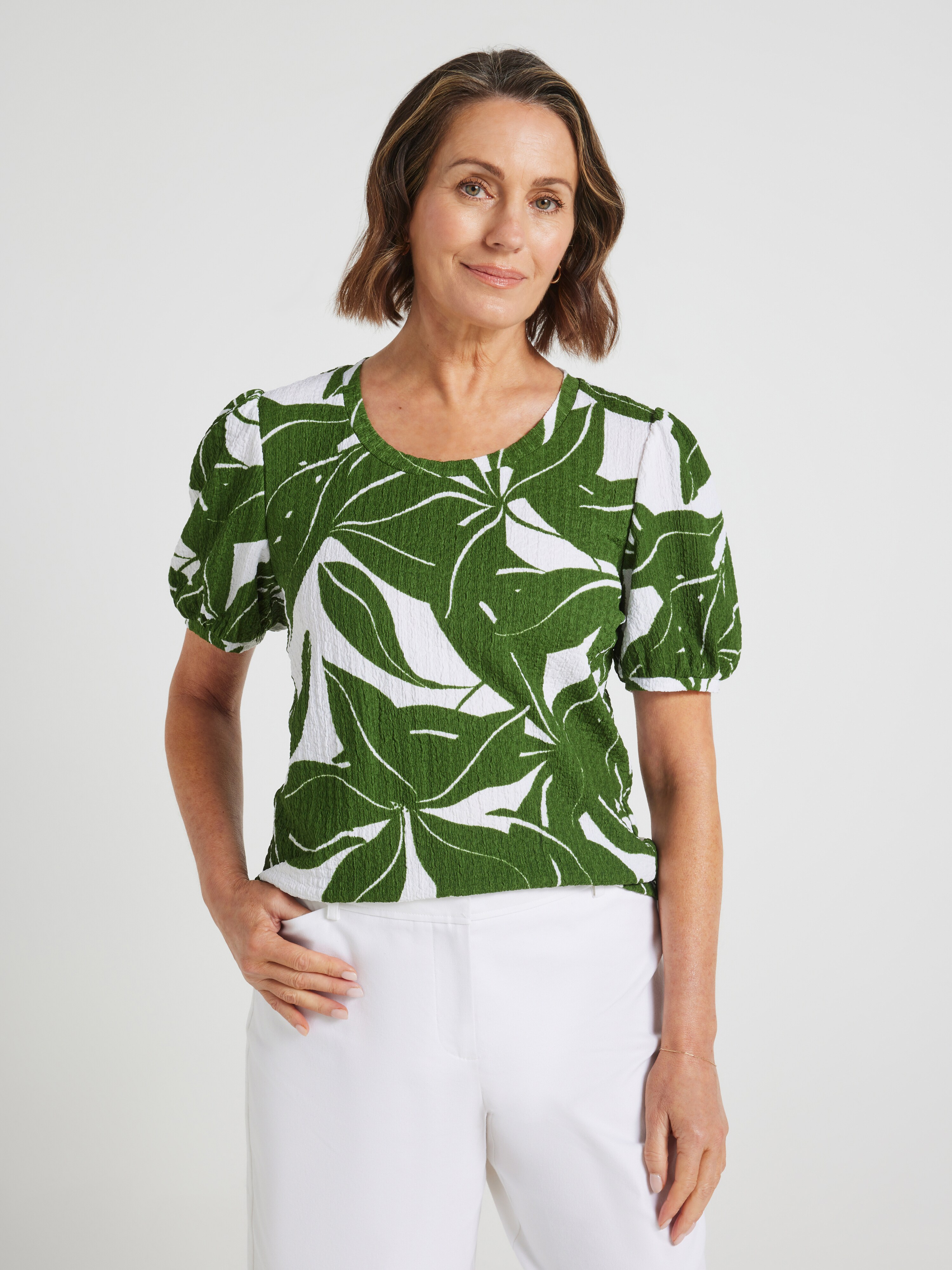 Lana Ripple Jersey Top