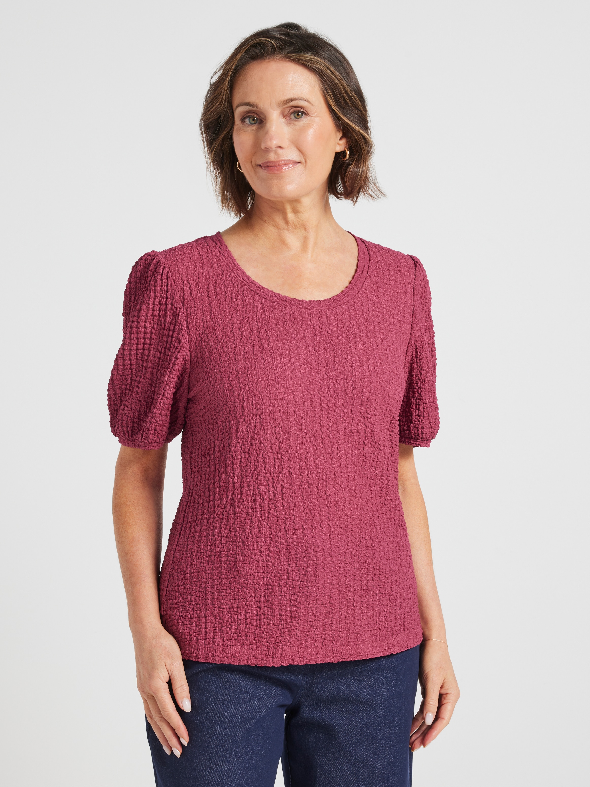 Lana Ripple Jersey Top