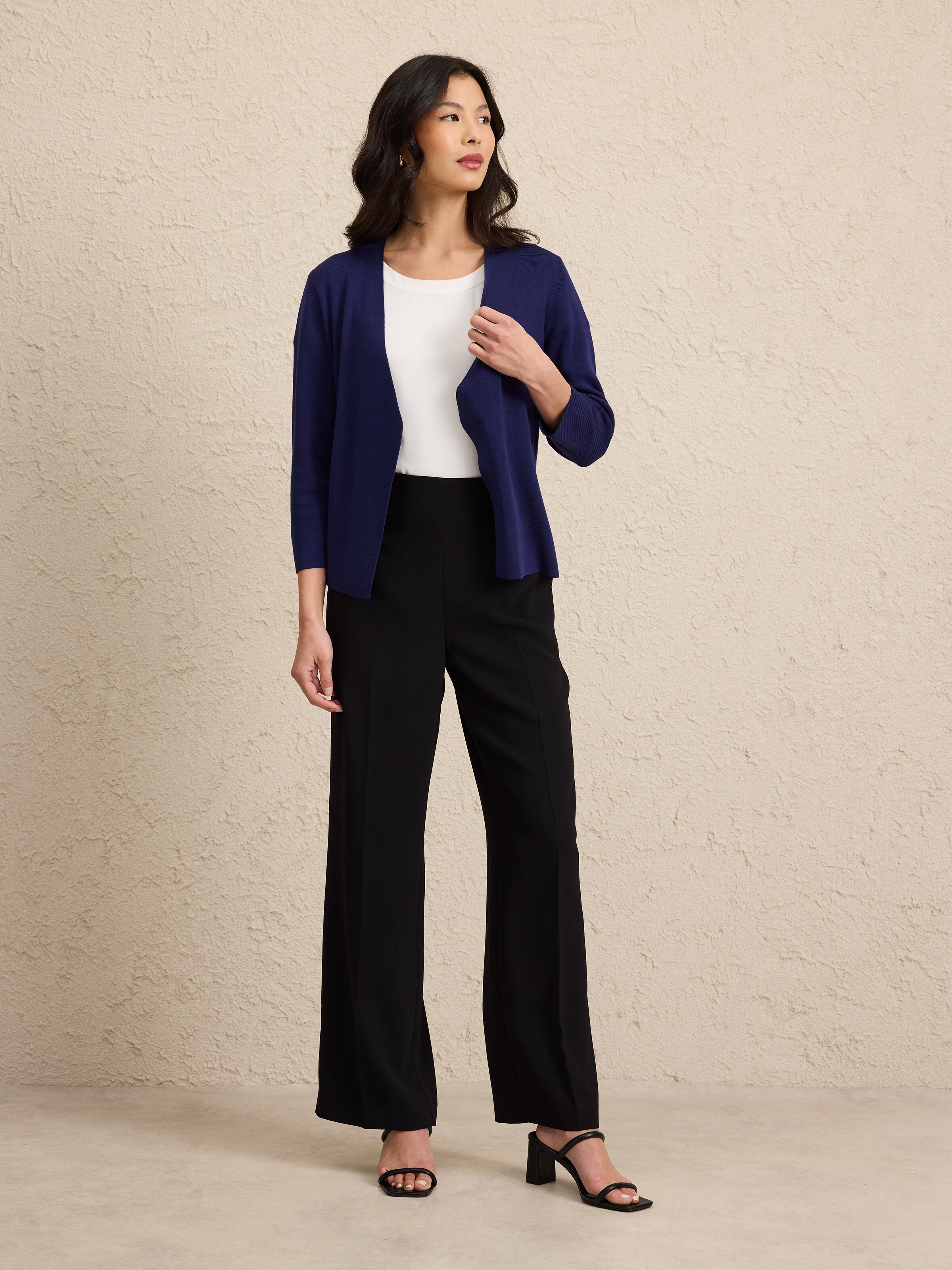 3/4 Ivy Edge To Edge Cardi