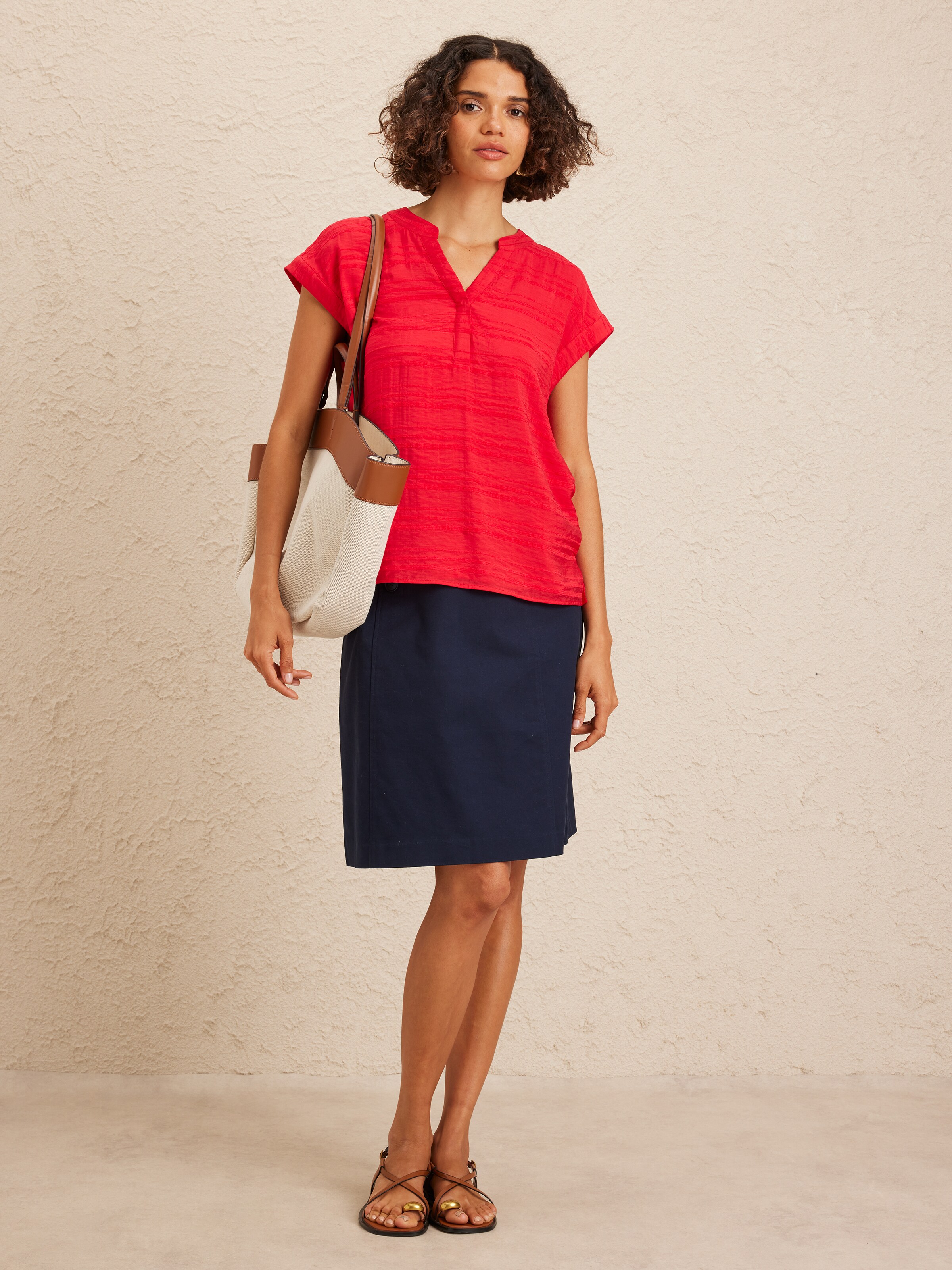 Zoe Viscose Blend Top