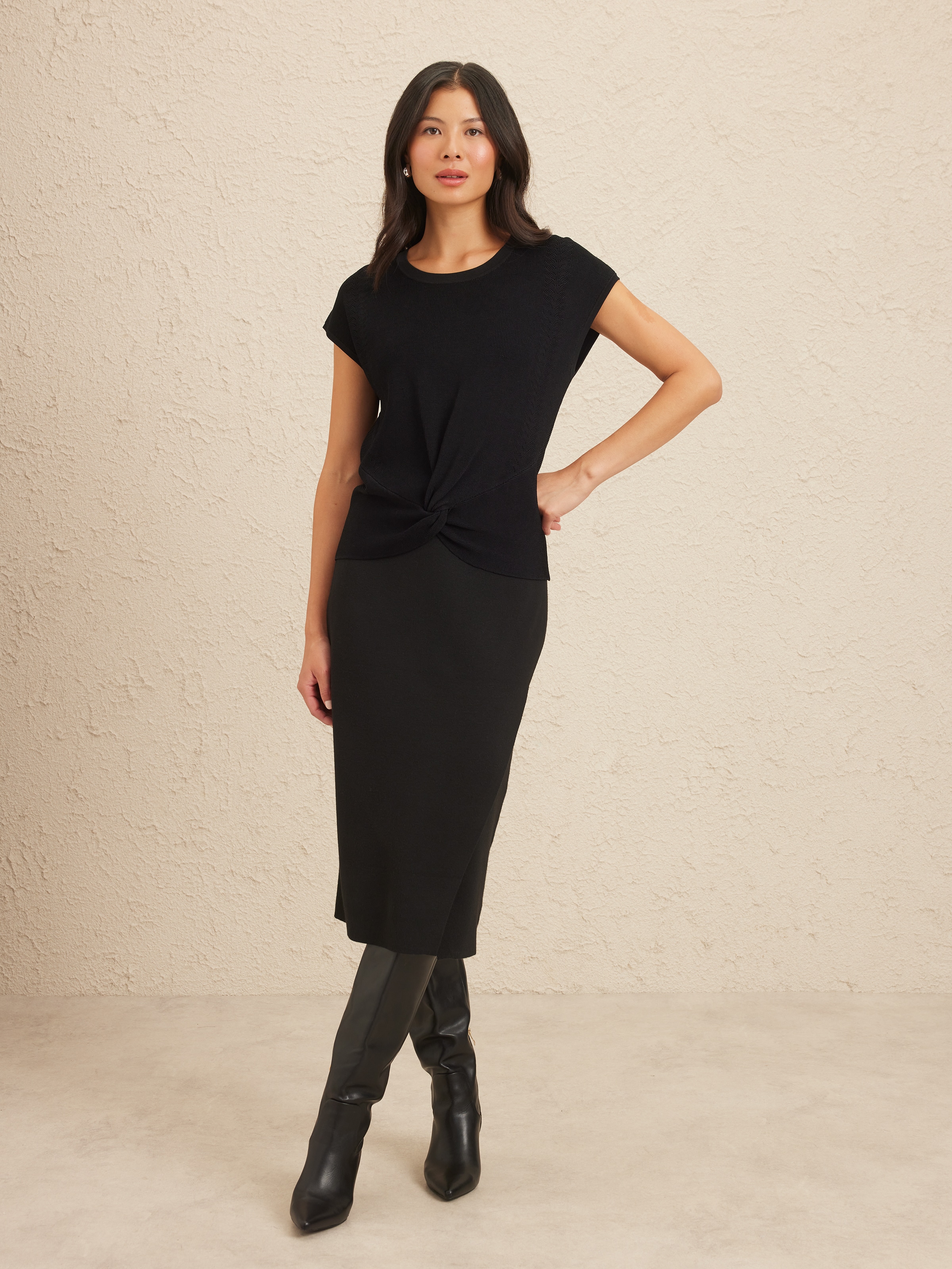 Twist Knit Top