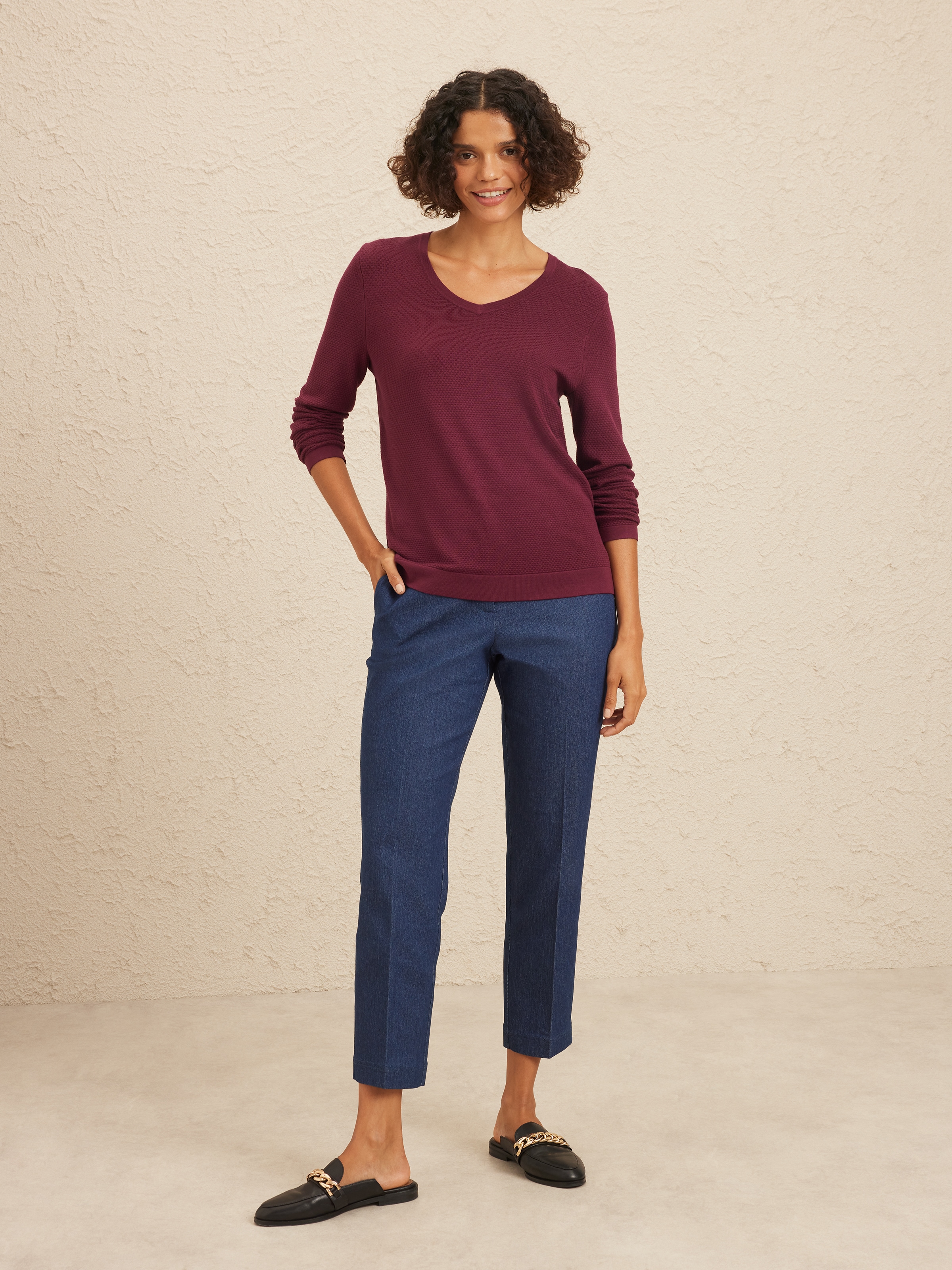Verity Waffle Jumper