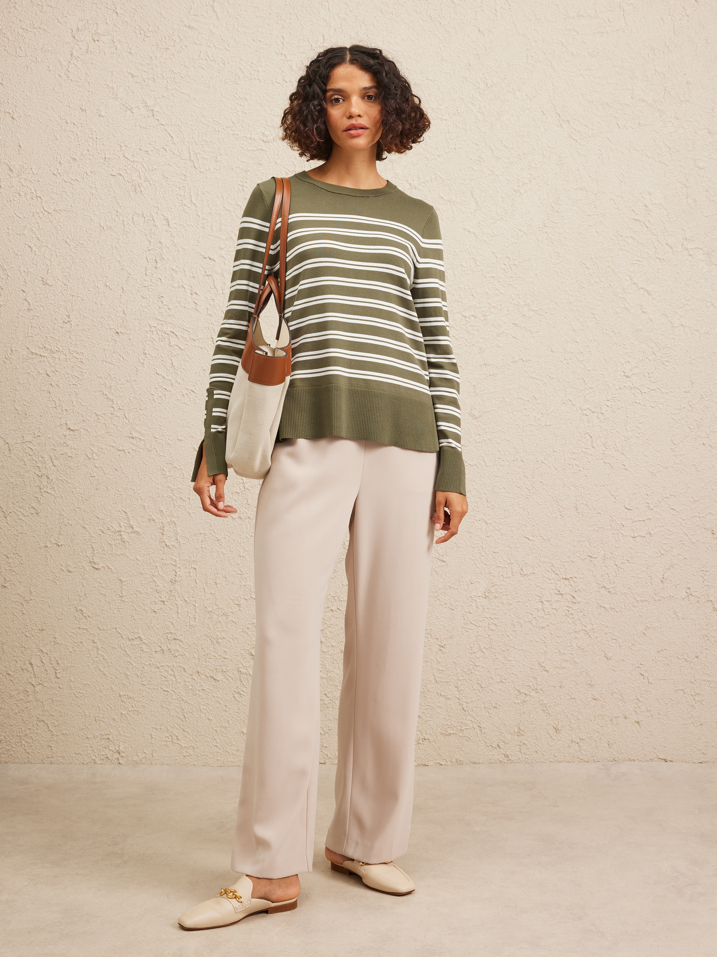 Iris Crew Stripe Jumper