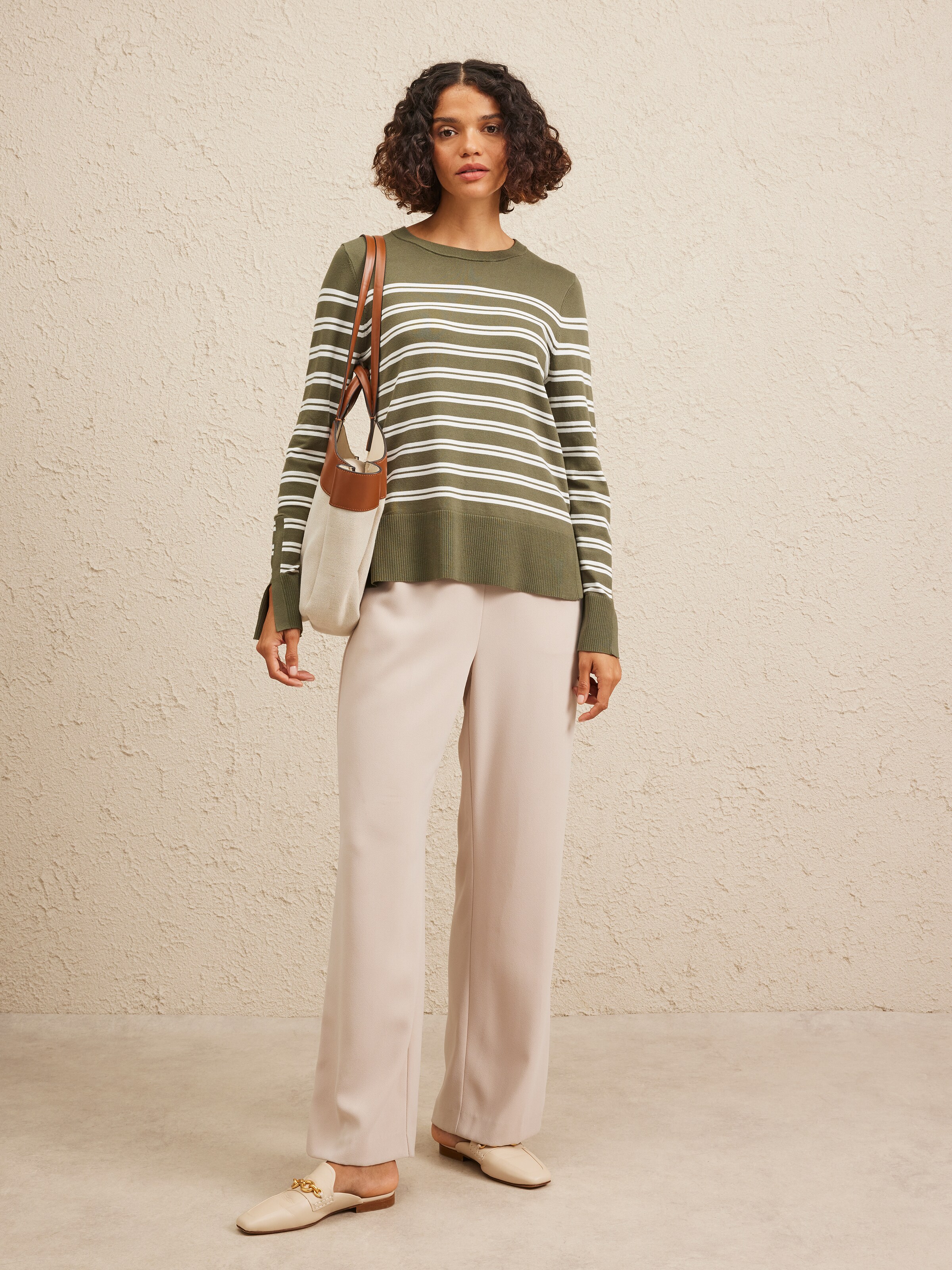 Iris Crew Stripe Jumper