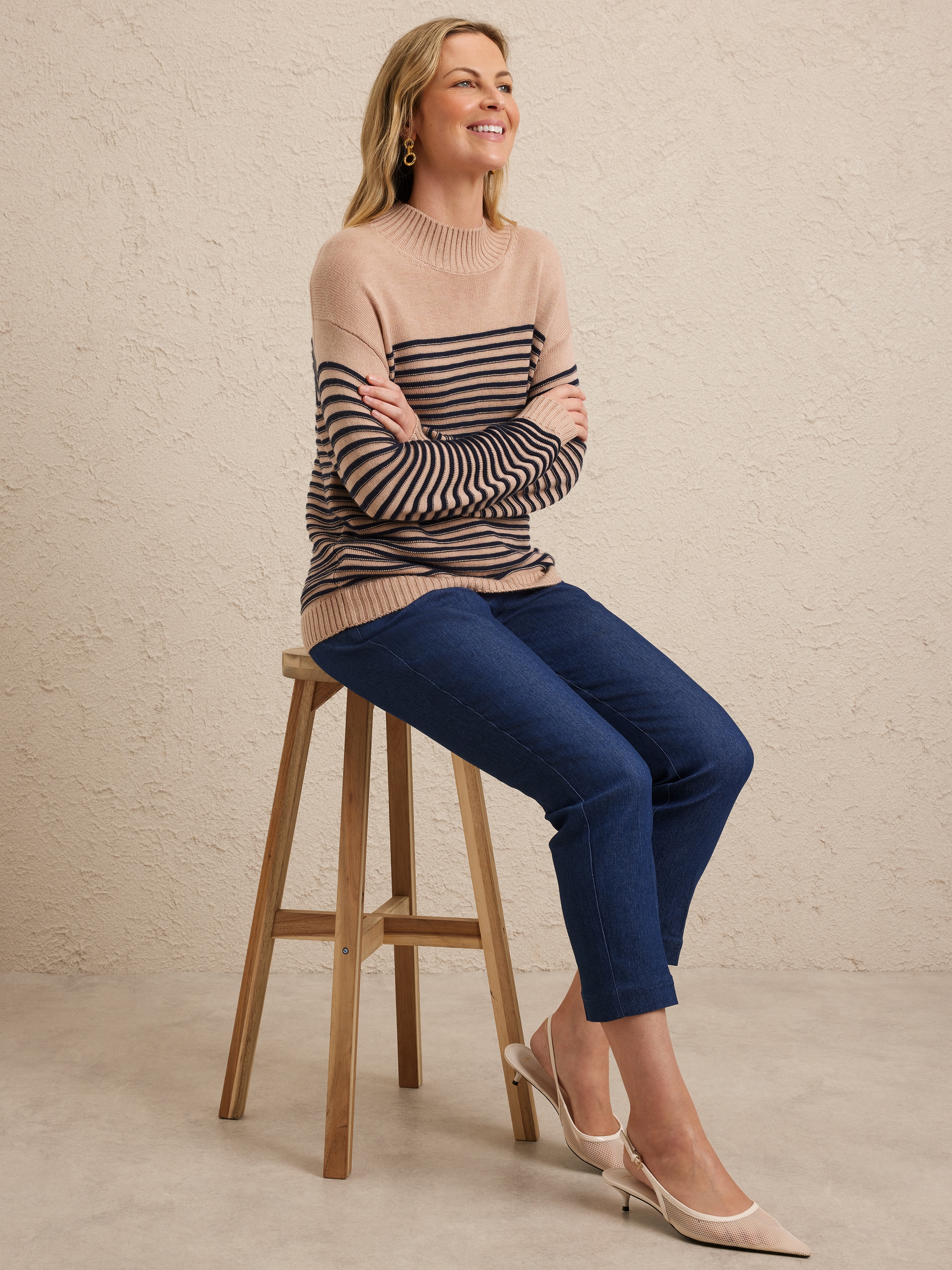 Mara Mock Neck Jumper
