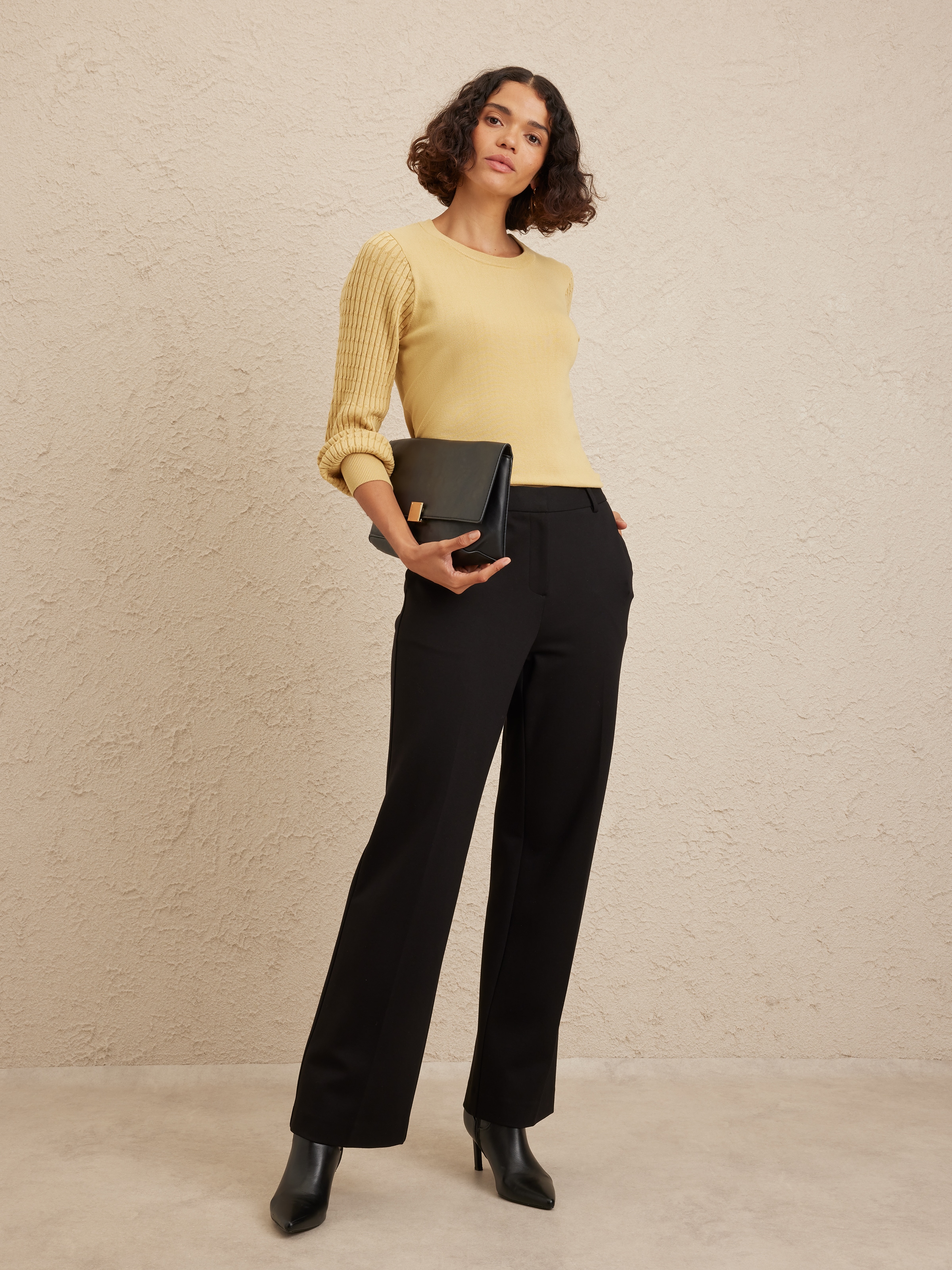 Tabi Long Textured Sleeve Jumper
