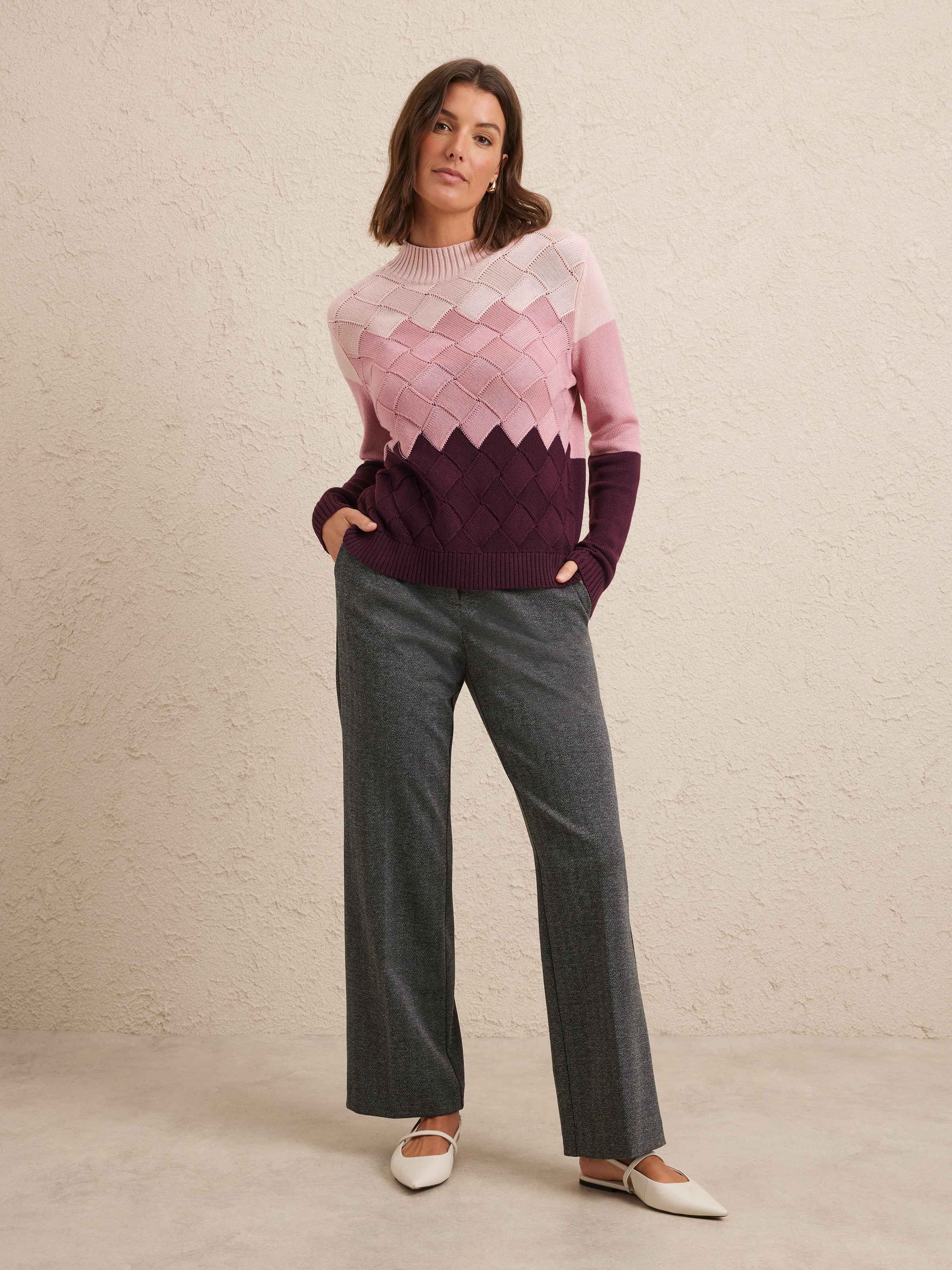 Diana Diamond Stripe Jumper