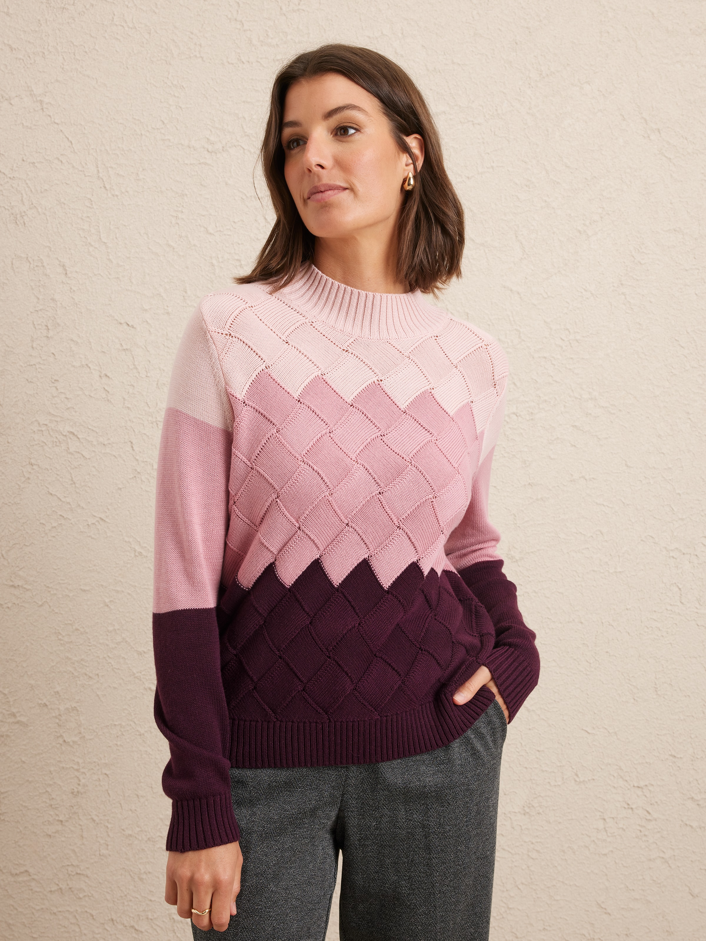 Diana Diamond Stripe Jumper
