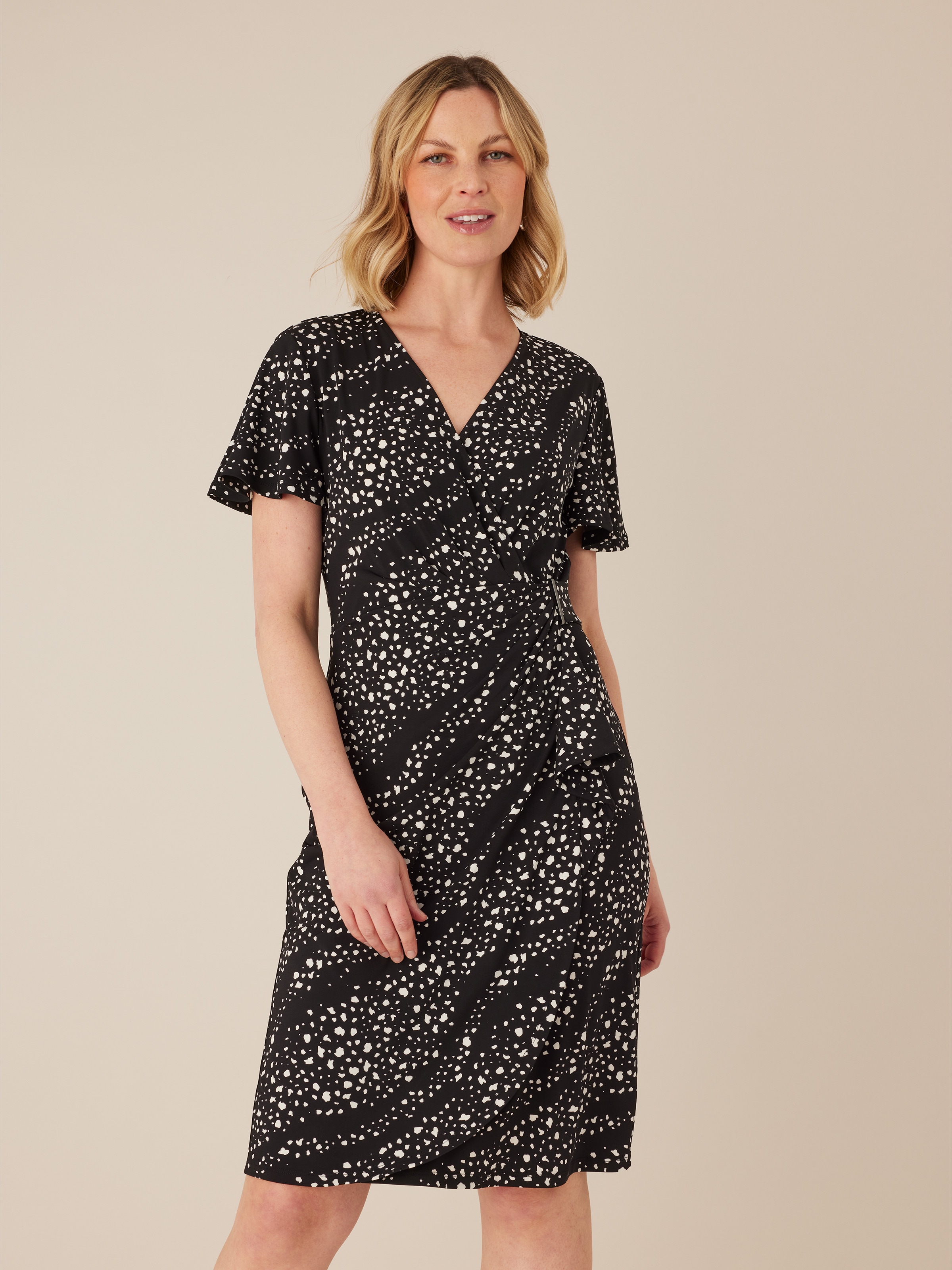 Flutter Sleeve Venus Dress JacquiE Online