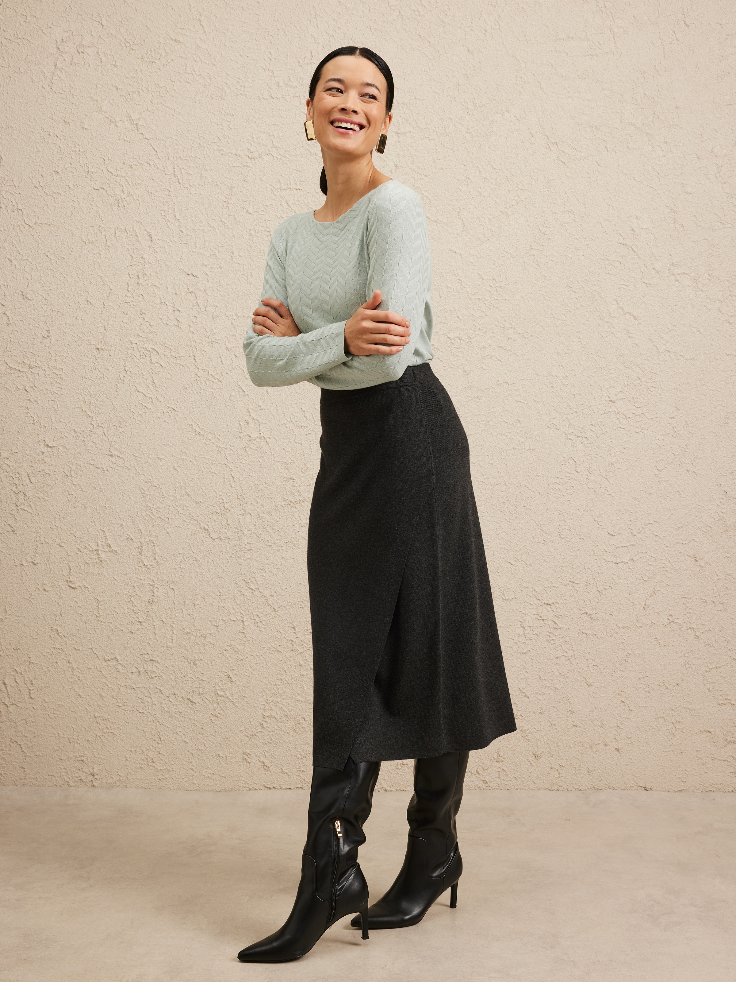 Hazel Herringbone Jumper